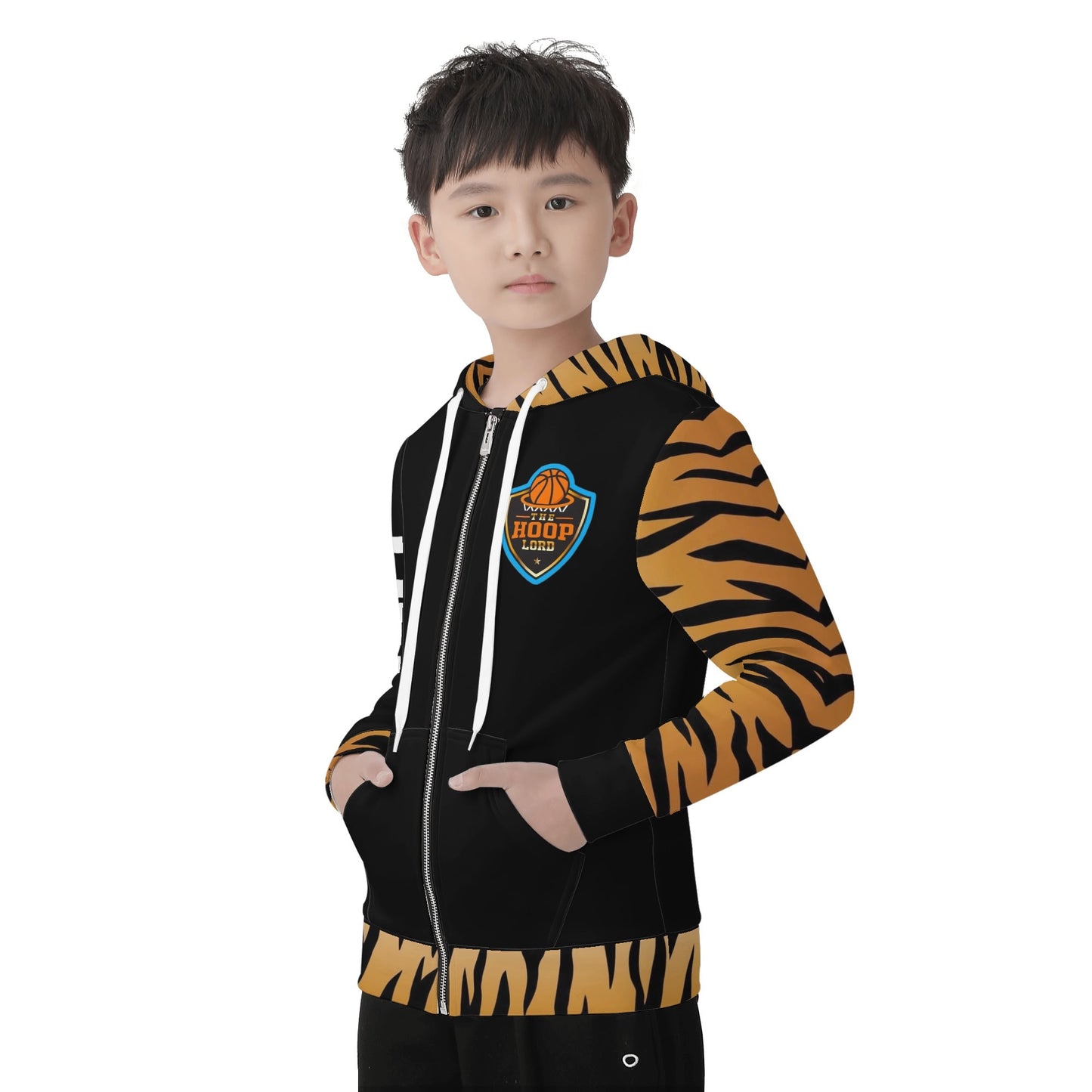 Children Hoop Lord Jr Classic Zip Up Hoodie Warm Jacket