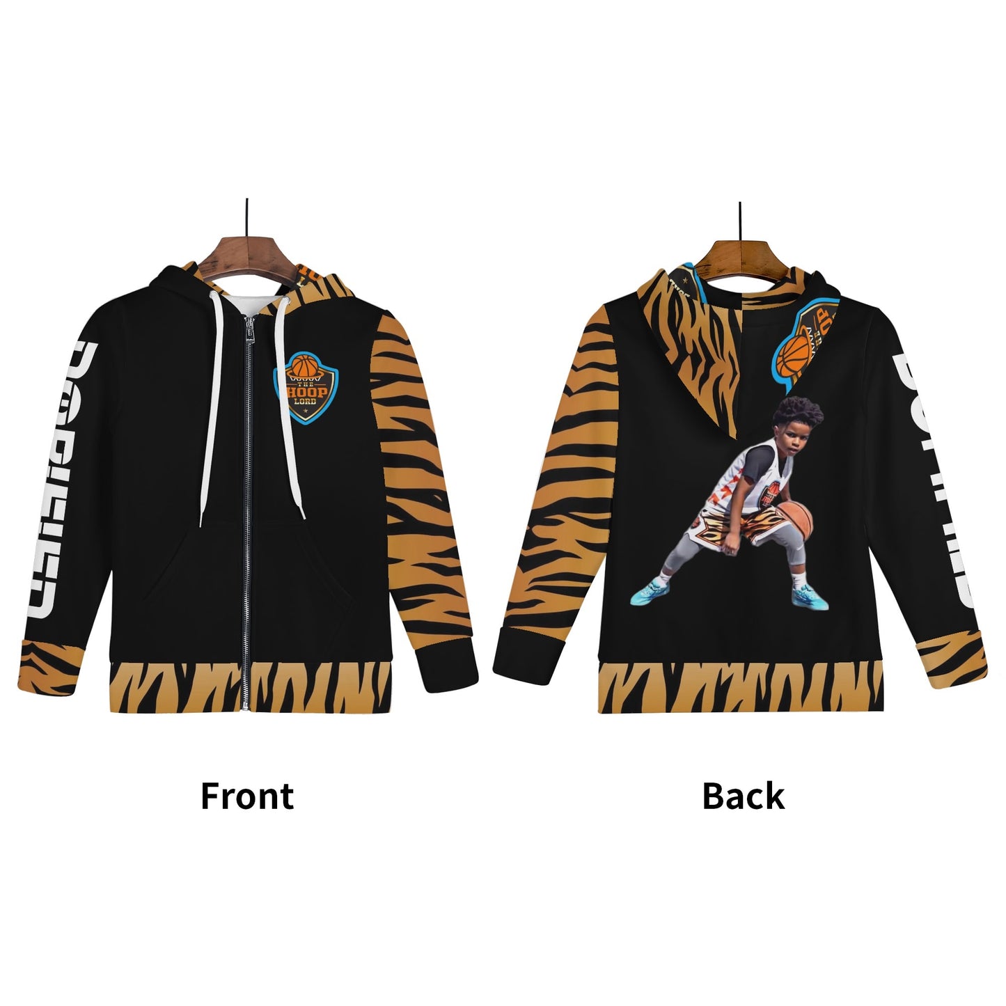 Children Hoop Lord Jr Classic Zip Up Hoodie Warm Jacket