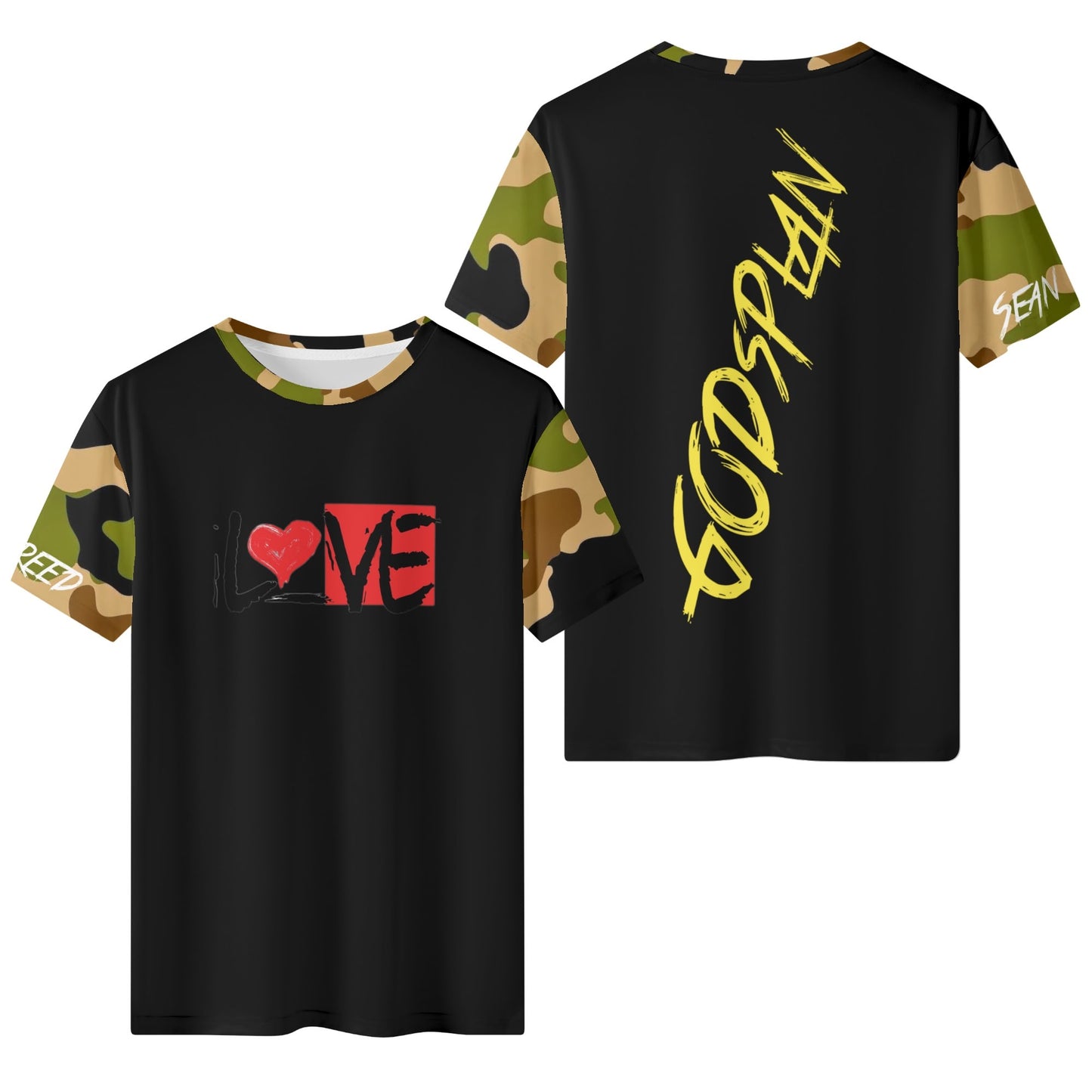 Mens  Sean Breed Love Camo Classic T-Shirt