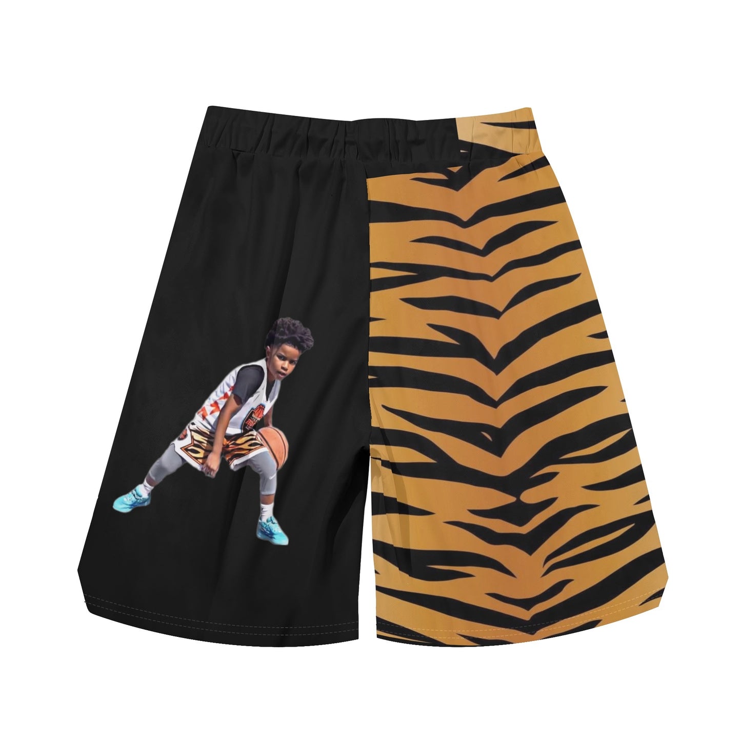 Mens HoopLord Basketball Mesh Shorts Sea Life Swim Trunks