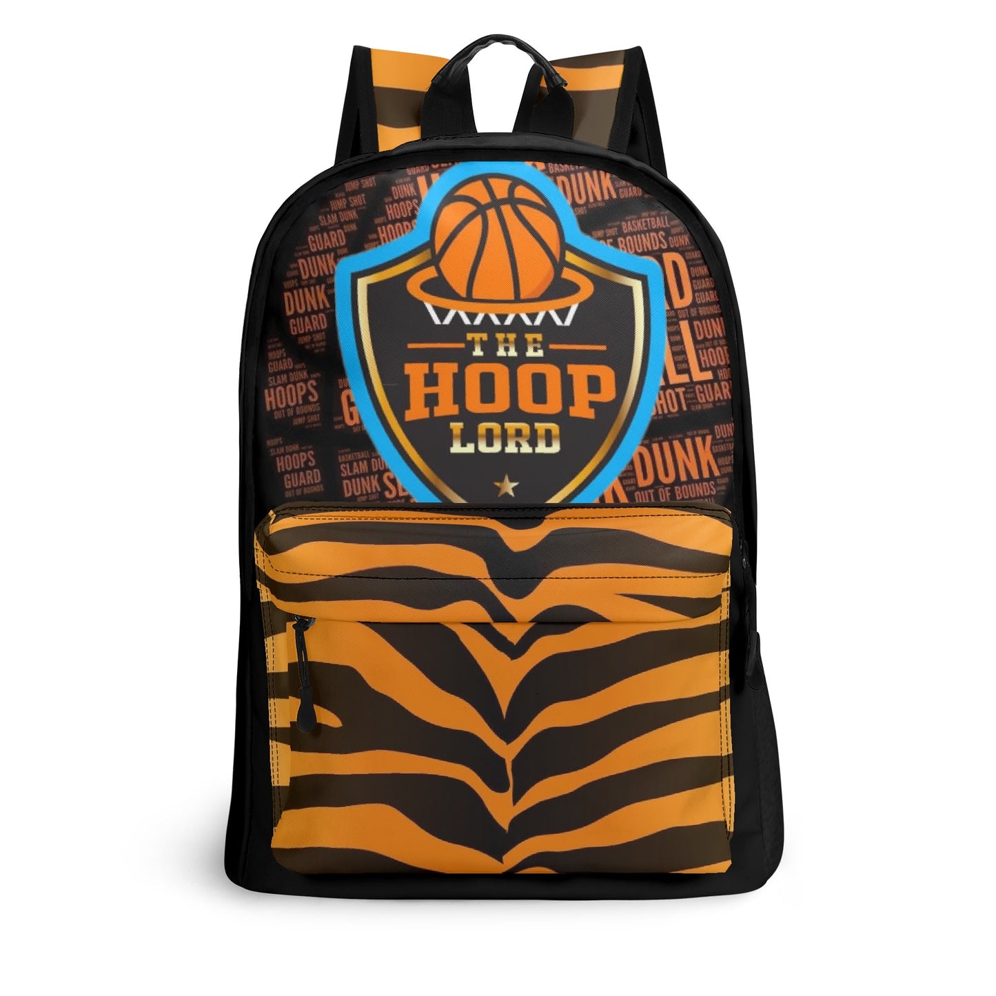 Hoop Lord jr 17 Inch Twill (PU) Leather School Backpack