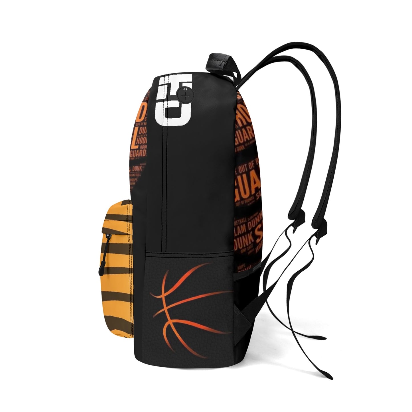 Hoop Lord jr 17 Inch Twill (PU) Leather School Backpack