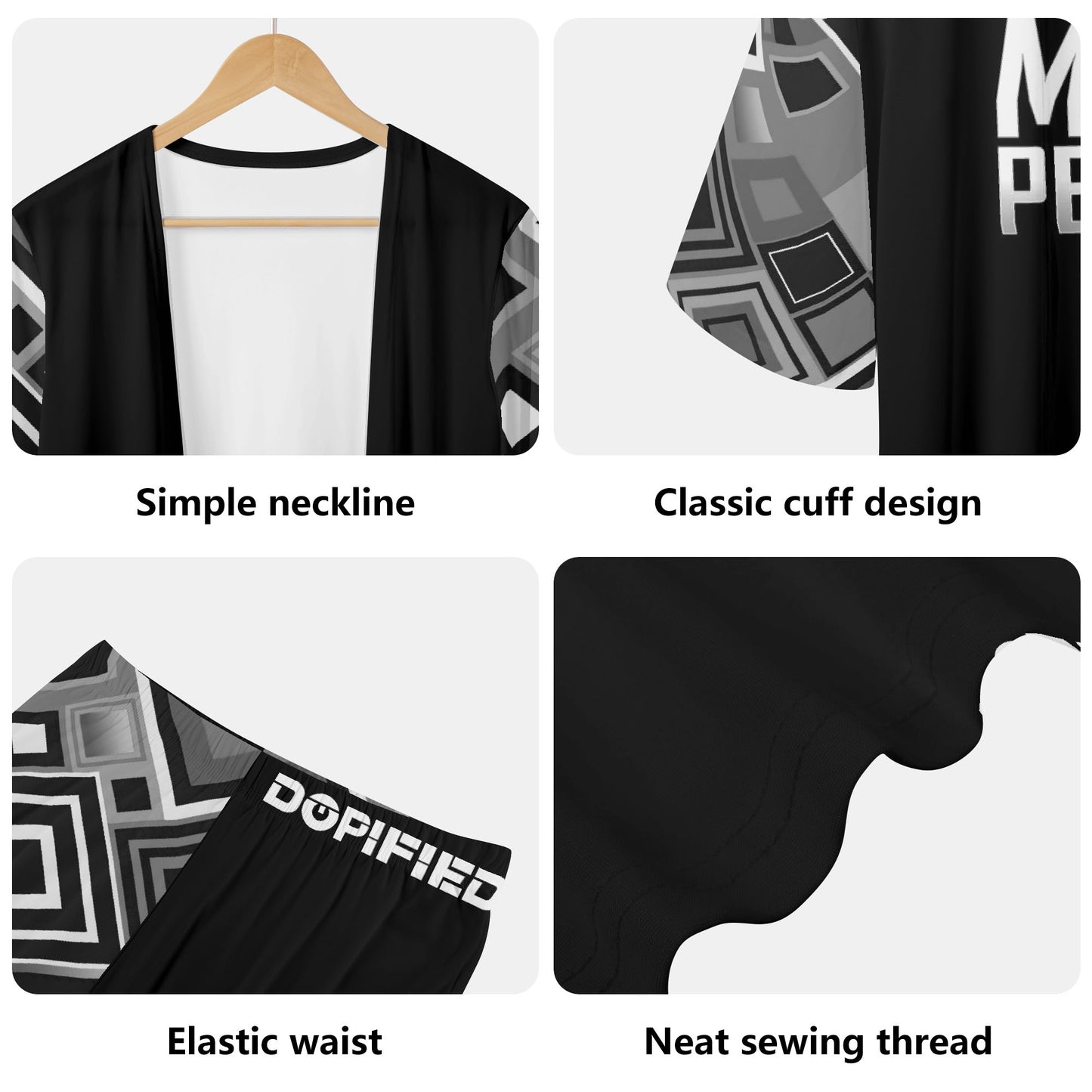 Judge Me when your perfect Metric Geo Womens Long Sleeve Cardigan and Leggings Sets