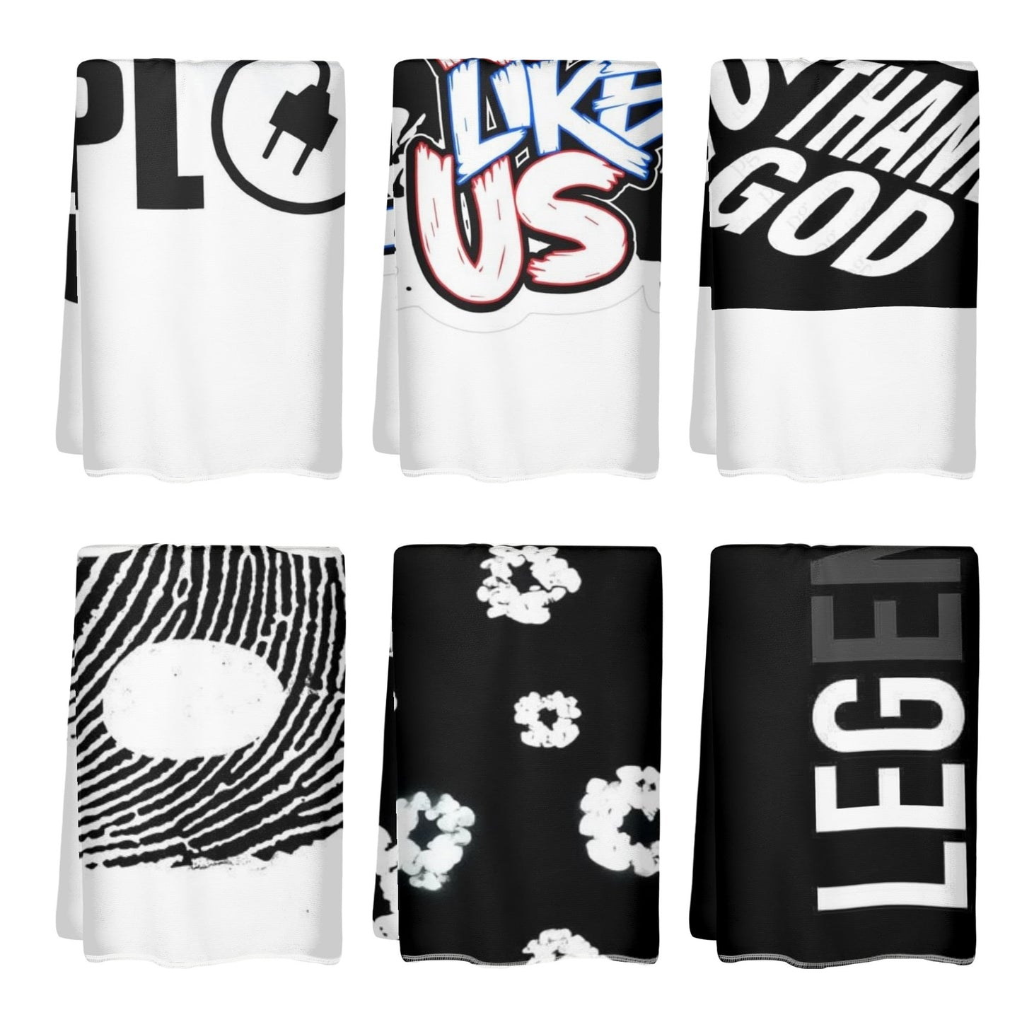 Special Random Cool Hand Towels for Beach Pool Bath Camp With 6 Pcs