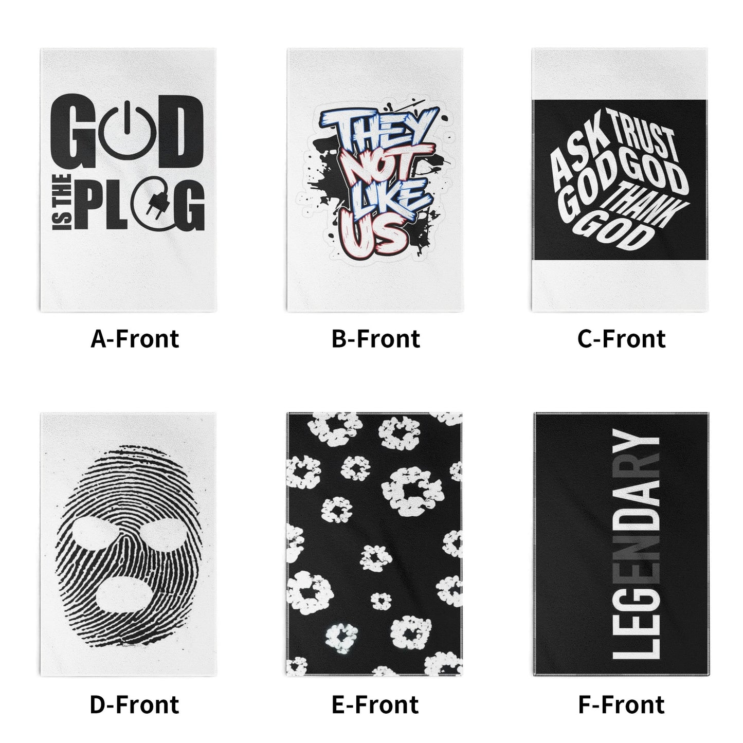 Special Random Cool Hand Towels for Beach Pool Bath Camp With 6 Pcs