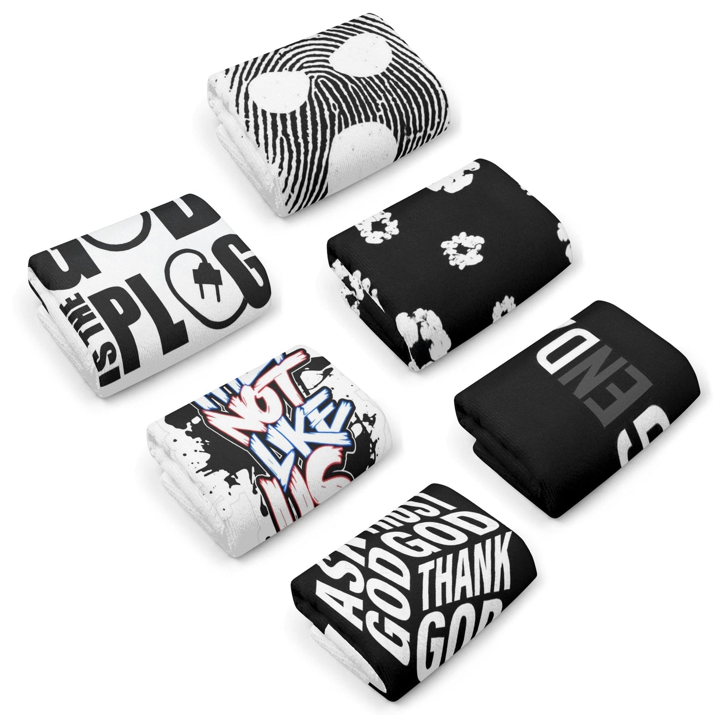 Special Random Cool Hand Towels for Beach Pool Bath Camp With 6 Pcs