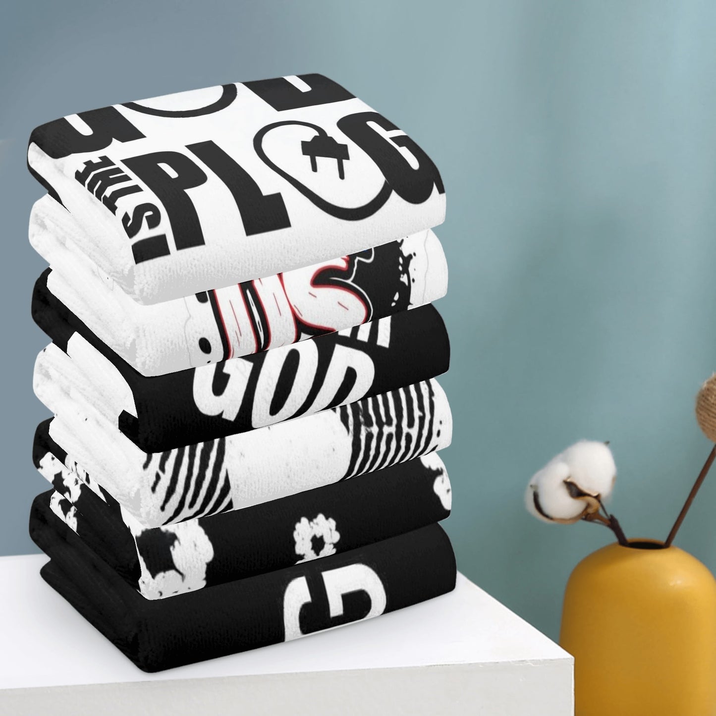 Special Random Cool Hand Towels for Beach Pool Bath Camp With 6 Pcs