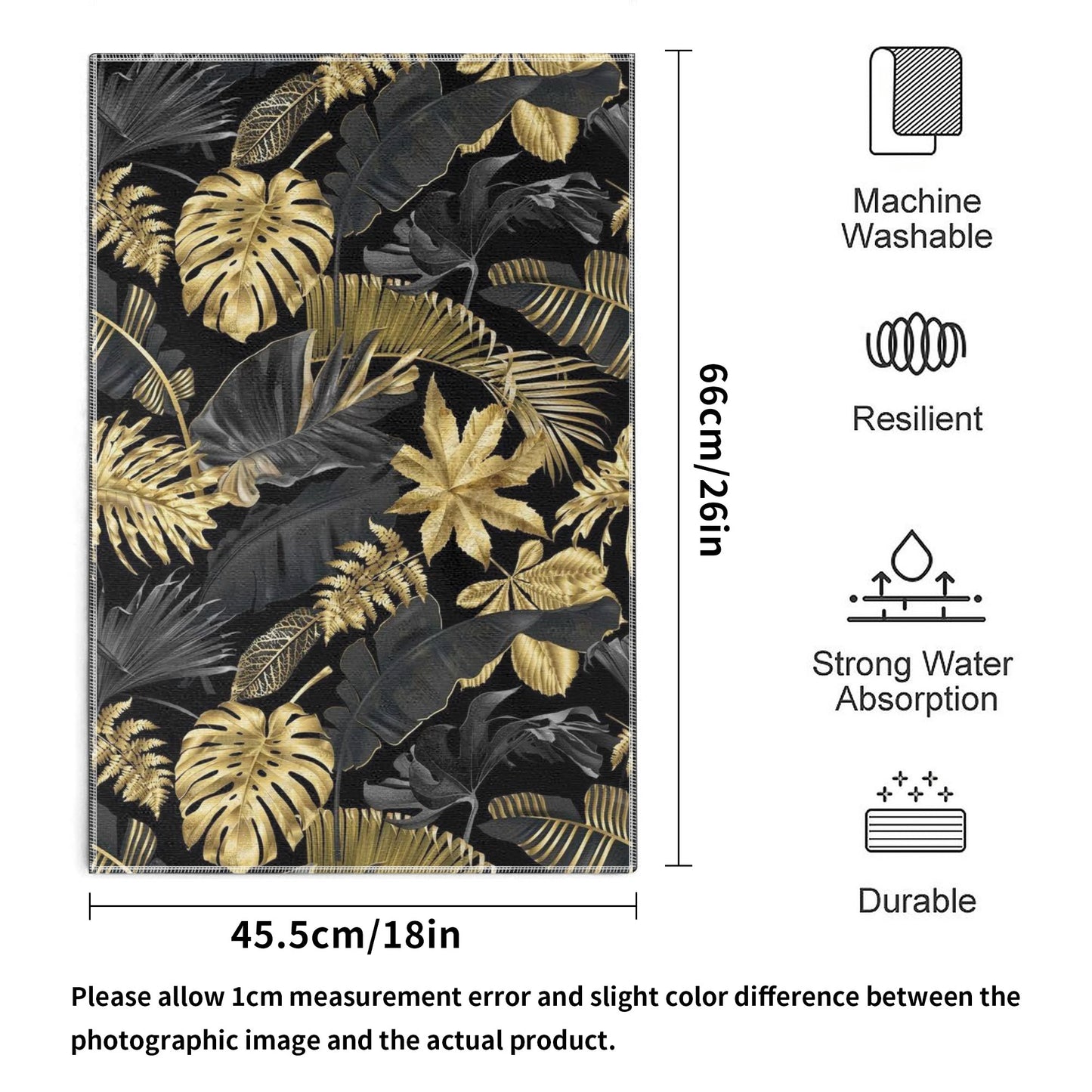 Floral & Animal designed Hand Towels for Beach Pool Bath Camp With 6 Pcs