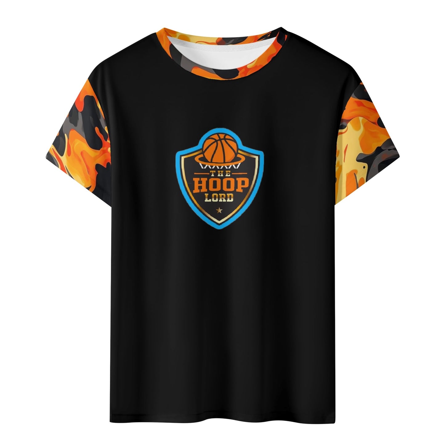 Kids Hoop Lord jr Camo paint Short Sleeve T-Shirt