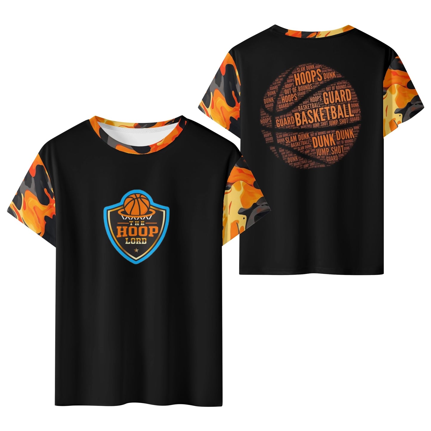 Kids Hoop Lord jr Swiv camo Short Sleeve T-Shirt
