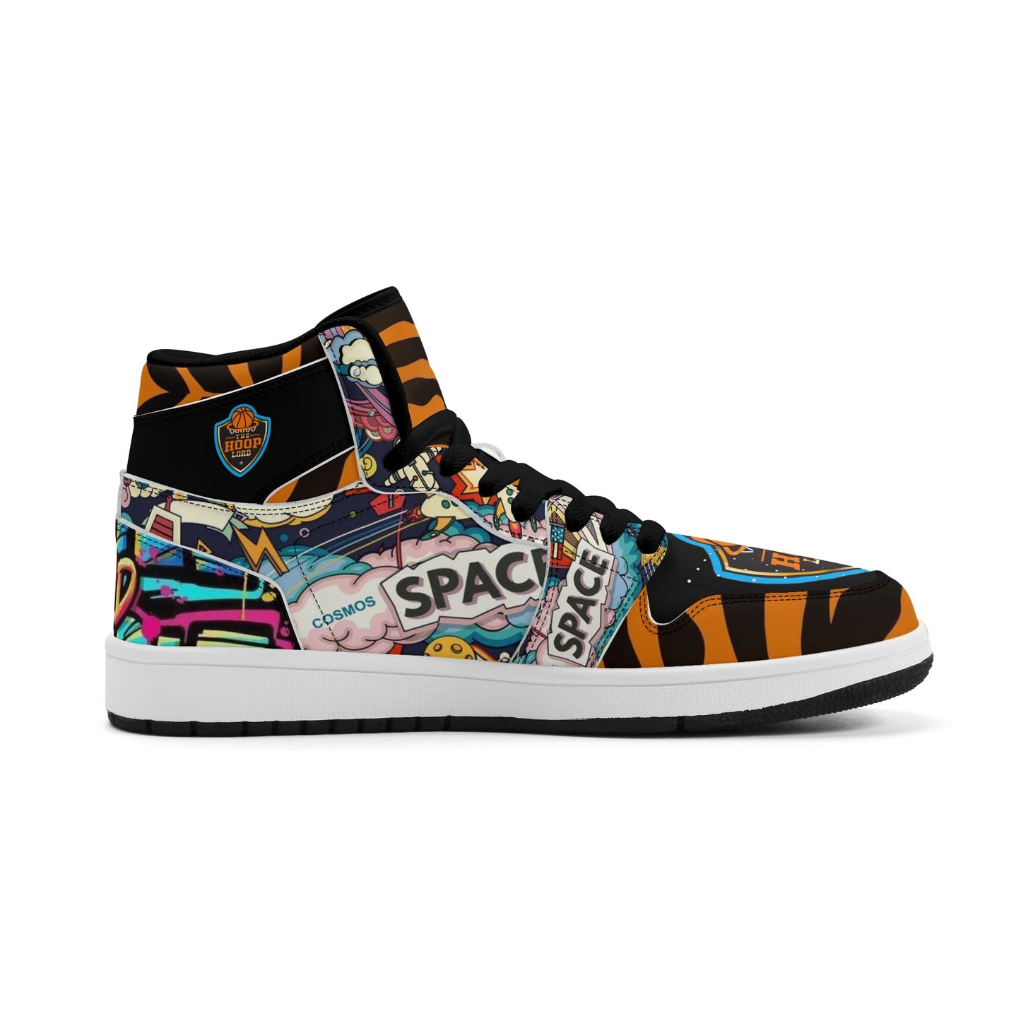 Mens Hoop Lords DOPiFiED Edition Premium PU Leather High Top Sneakers-V2