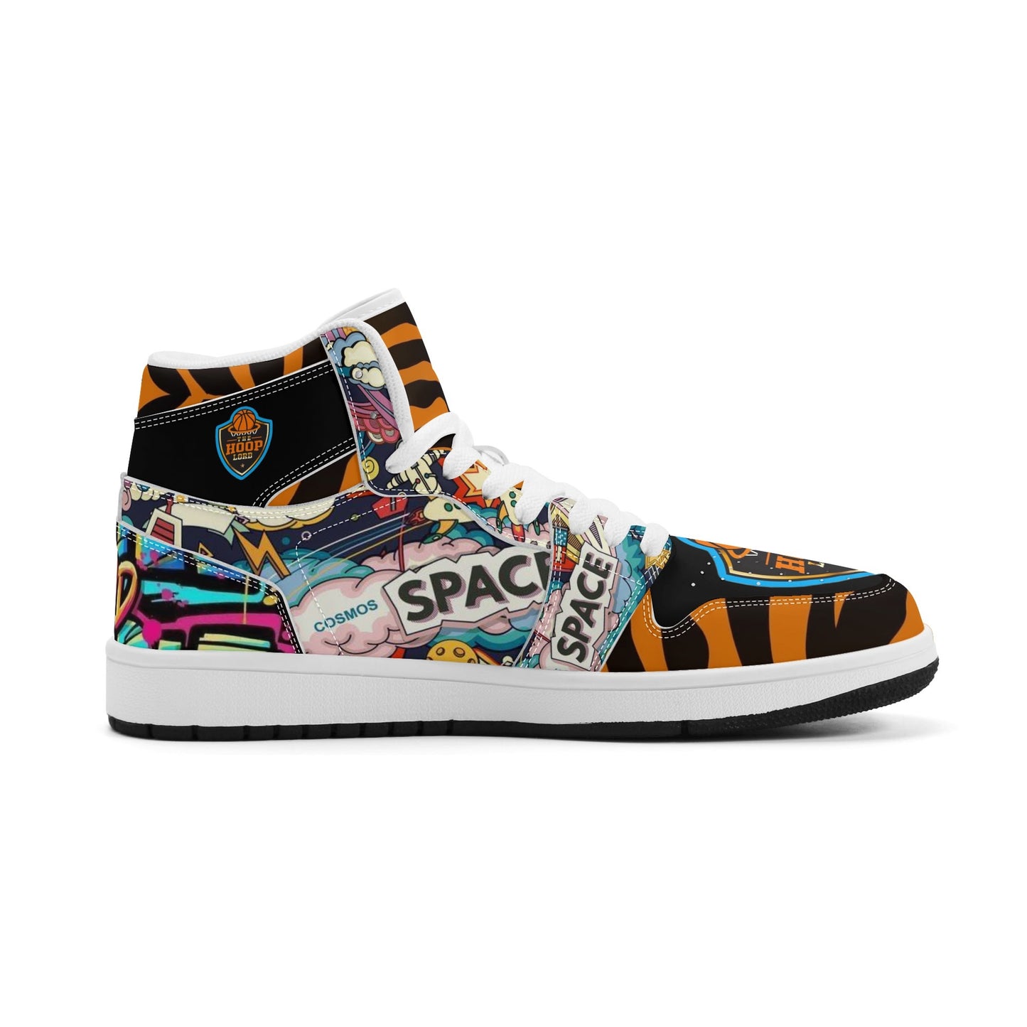 Mens Hoop Lords DOPiFiED Edition Premium PU Leather High Top Sneakers-V2