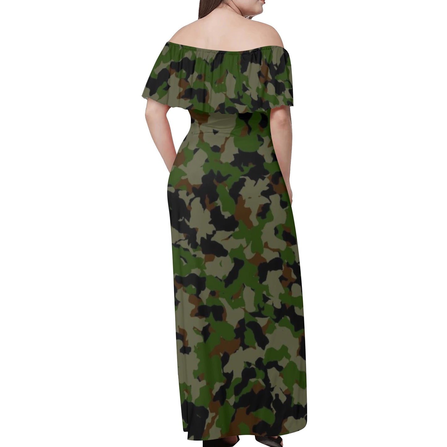 Womens DOPiFiED Off The Shoulder Wrap Long Dress