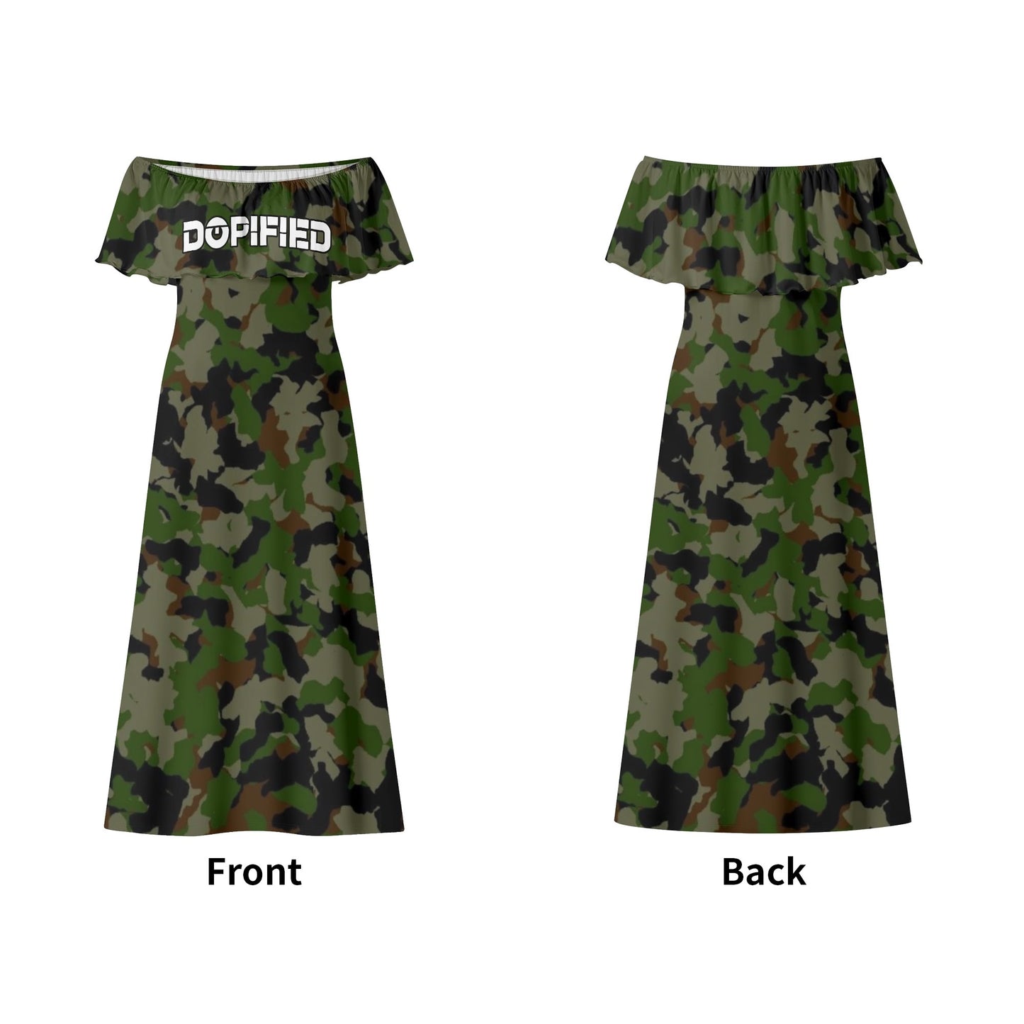 Womens DOPiFiED Off The Shoulder Wrap Long Dress