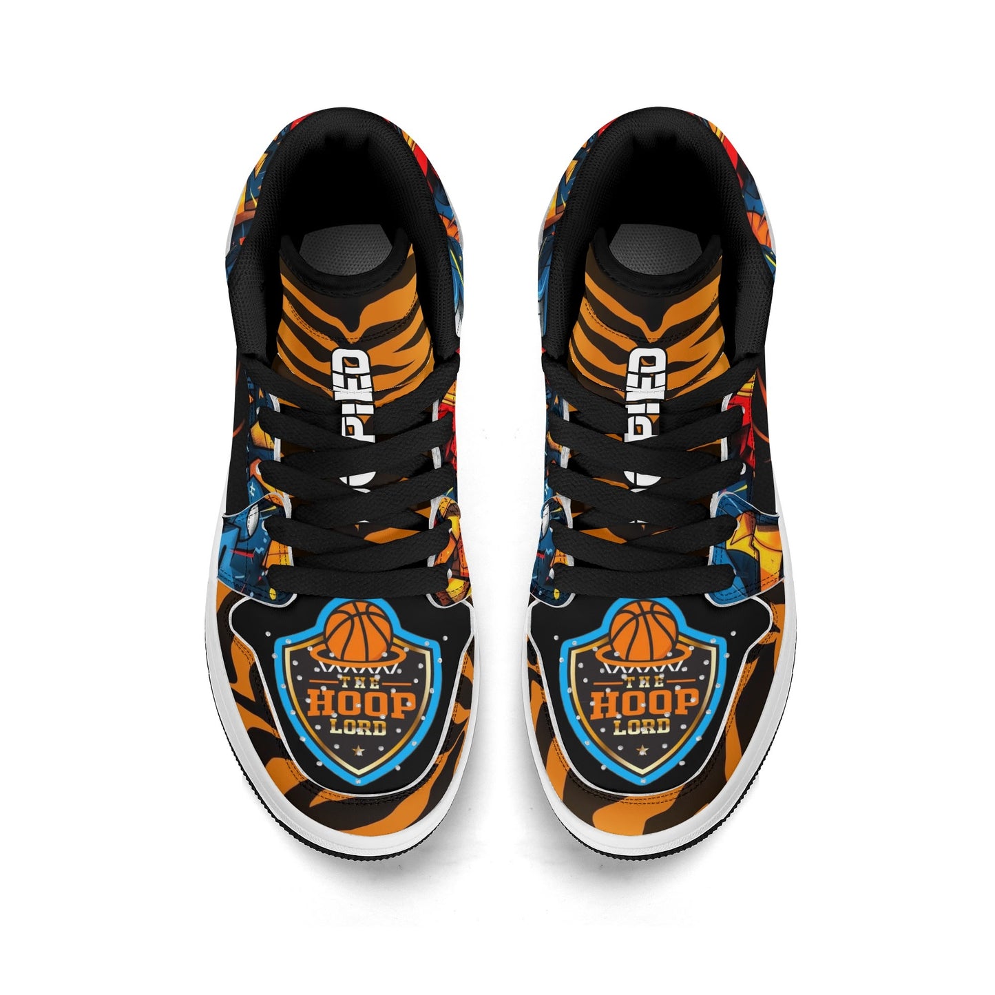 Hoop Lord jr 1s Kids Premium High Top Leather Sneakers