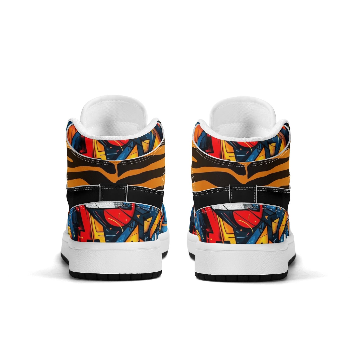 Hoop Lord jr 1s Kids Premium High Top Leather Sneakers