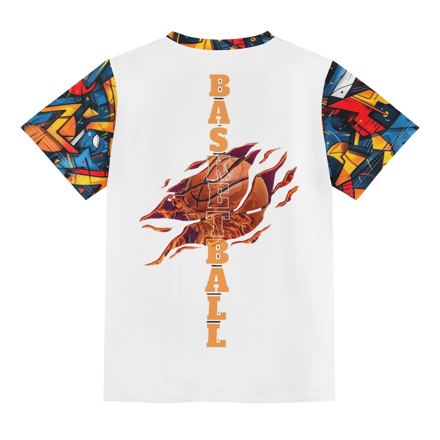 Childrens Hoop Lord GEO2 Loose Fit Short Sleeve T-Shirt Pull on Tees