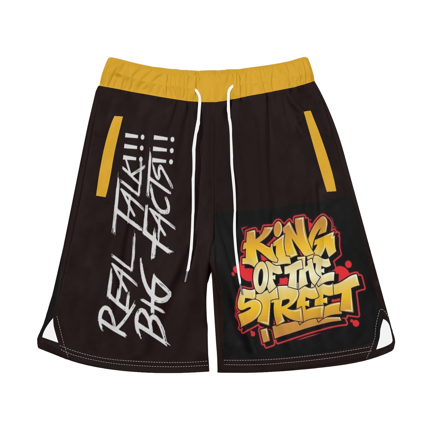 Mens RealTalk Basketball Mesh Shorts Sea Life Swim Trunks