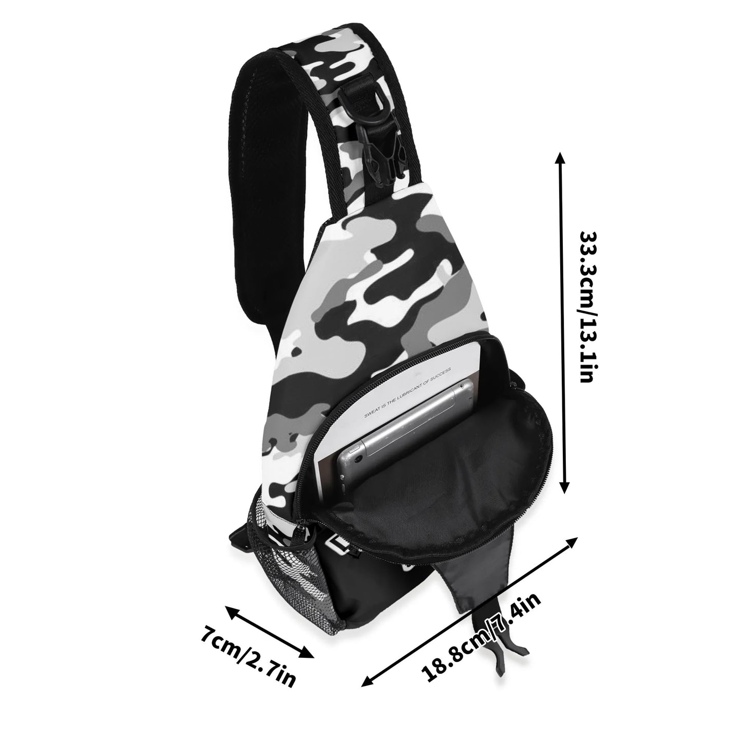 HypeWay Chest Crossbody Bag with Adjustable Strap