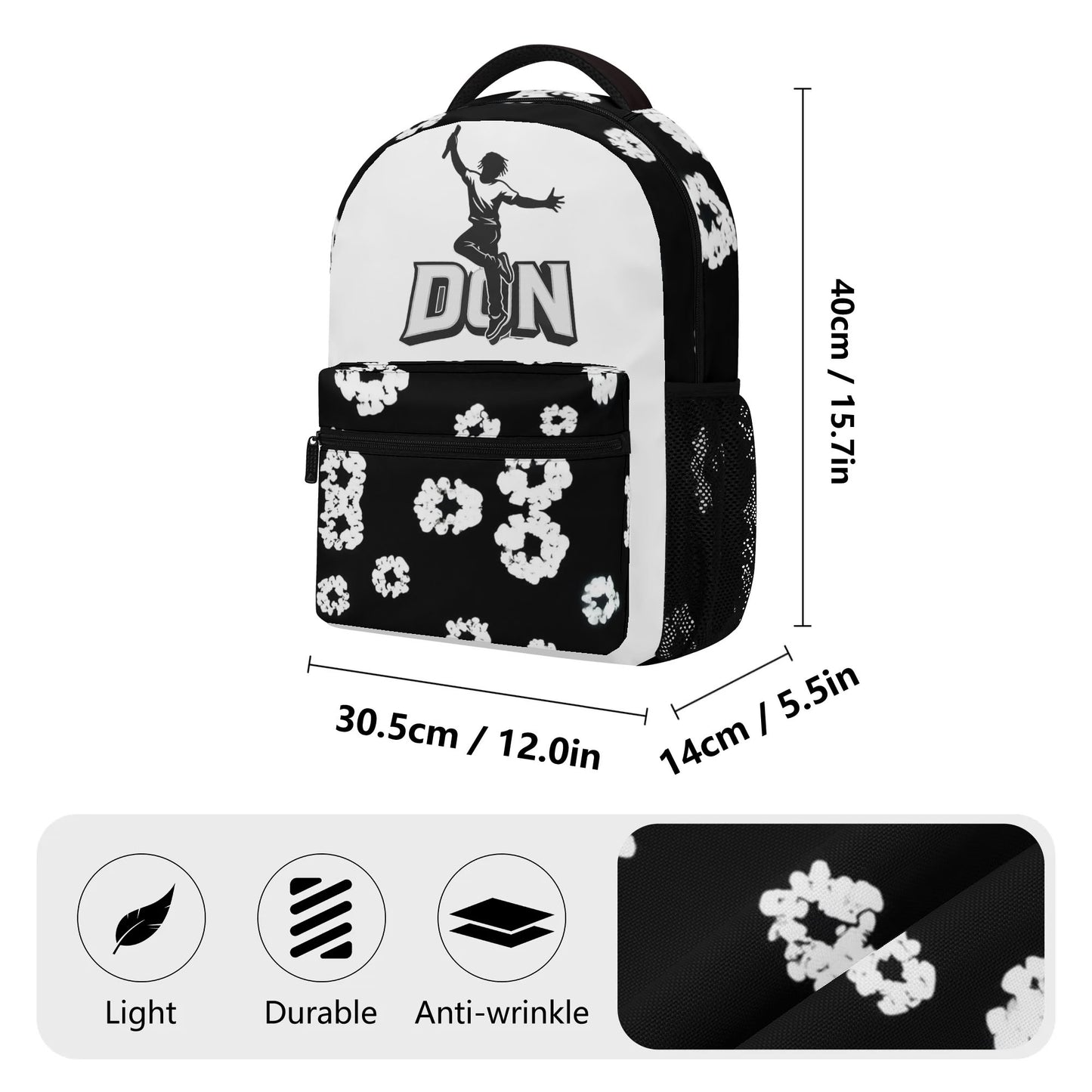 New 15 Inch Don Skii Casual Style School Backpack