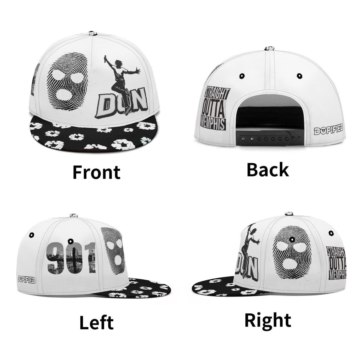 DON Skii Straight Outta Memphis Classic Snapback