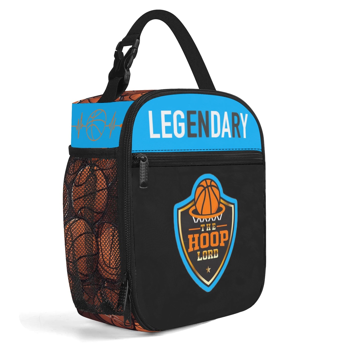 Hoop Lord Jr Insulated Meal Lunch Bag Food Container School Lunch Box