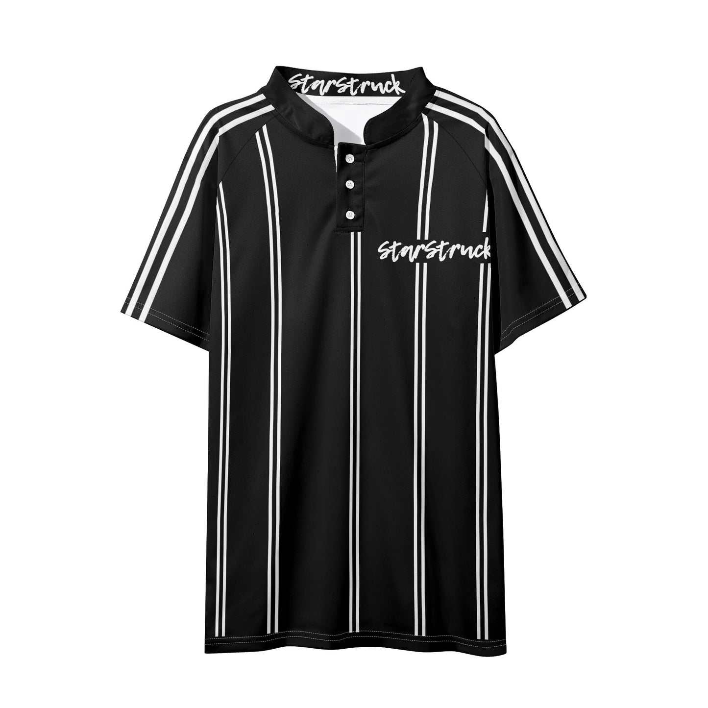 Mens Button Up Short Sleeve Golf Tennis T-Shirts Casual Business Polo Shirts