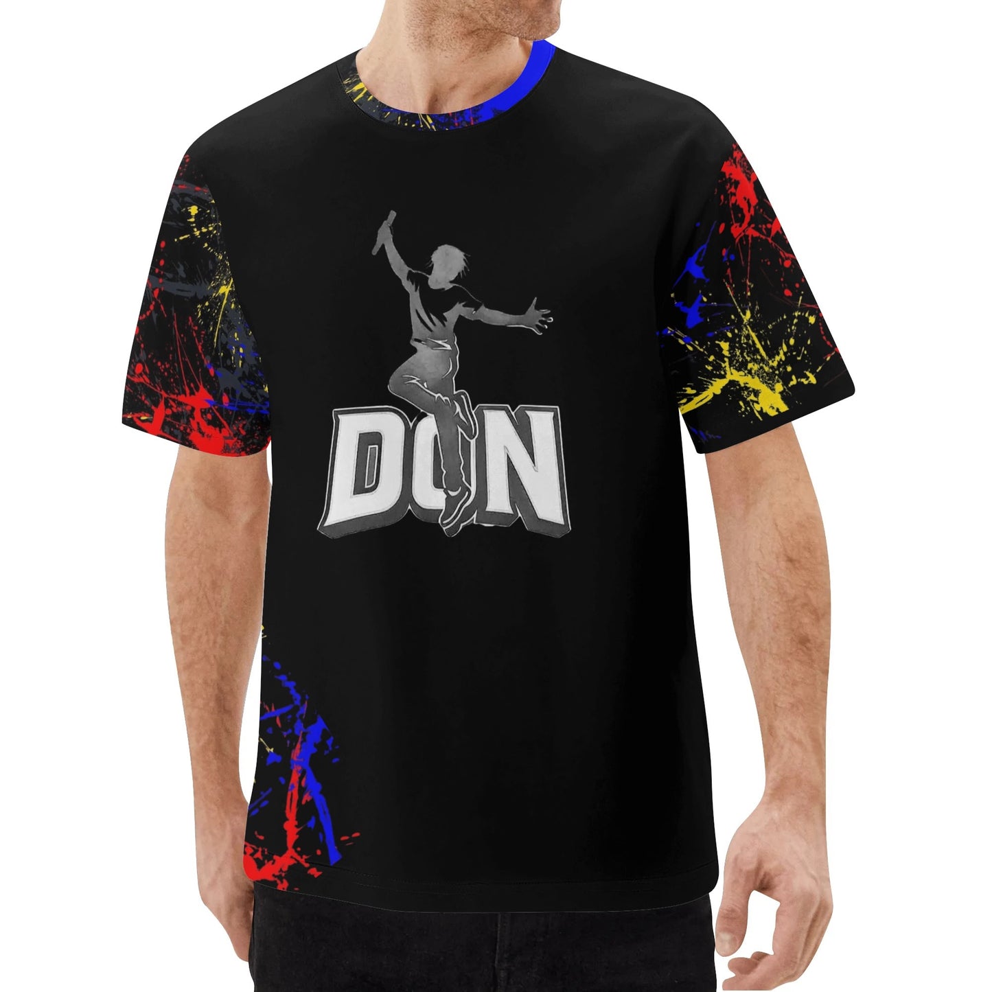 Mens DON Skii Viral Paint Splash n Drip Classic T-Shirt