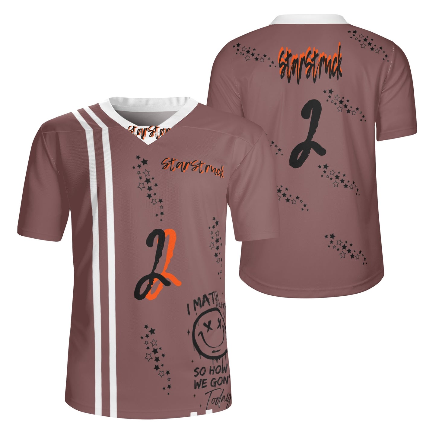 Mens All Over Print Football Rugby Jersey