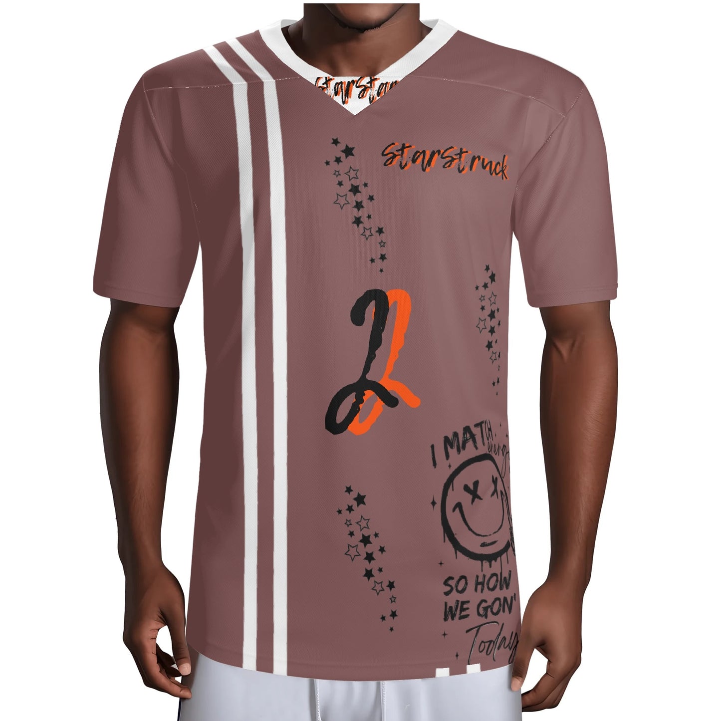 Mens All Over Print Football Rugby Jersey