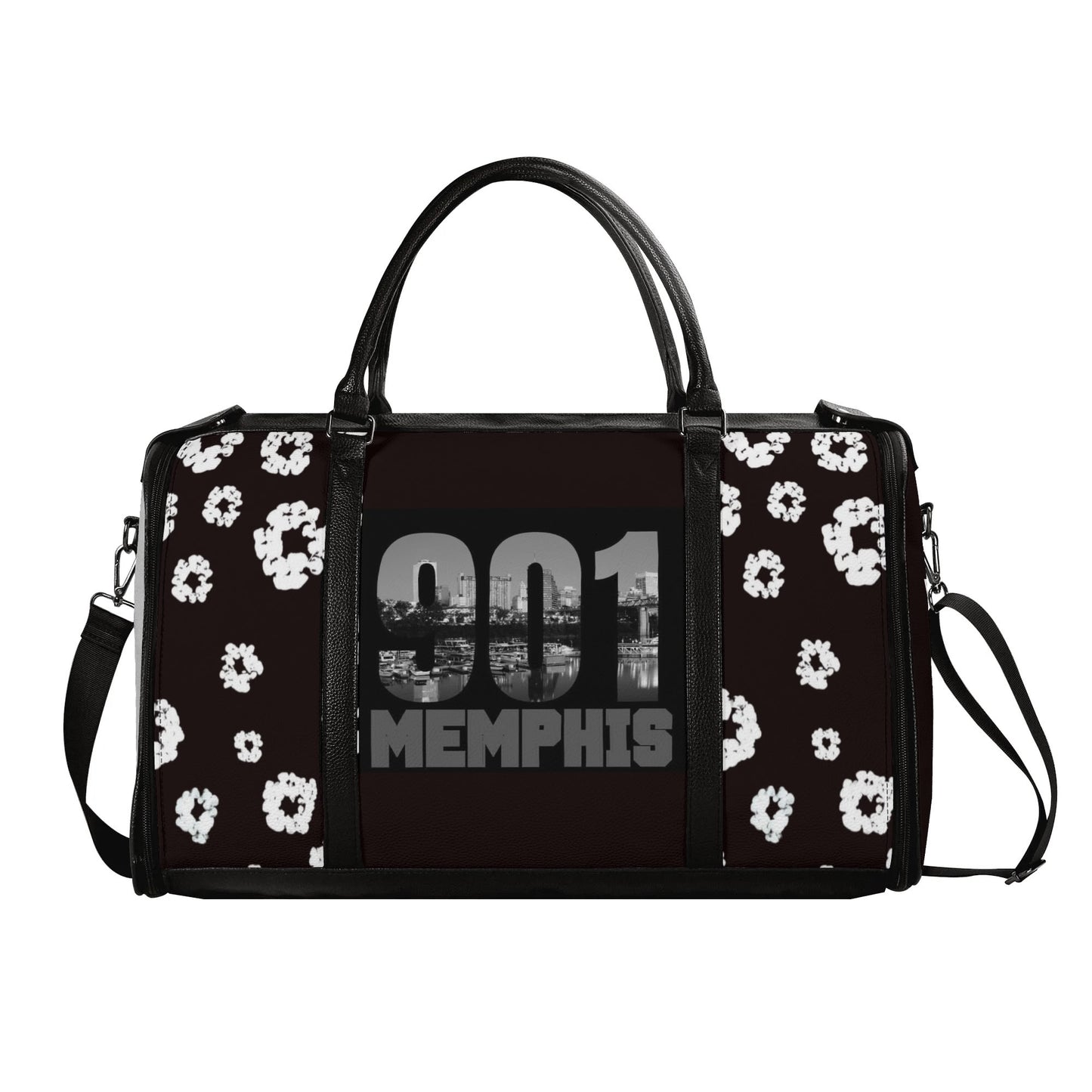 901 Leather Duffle Bag Foldable Travel Bag