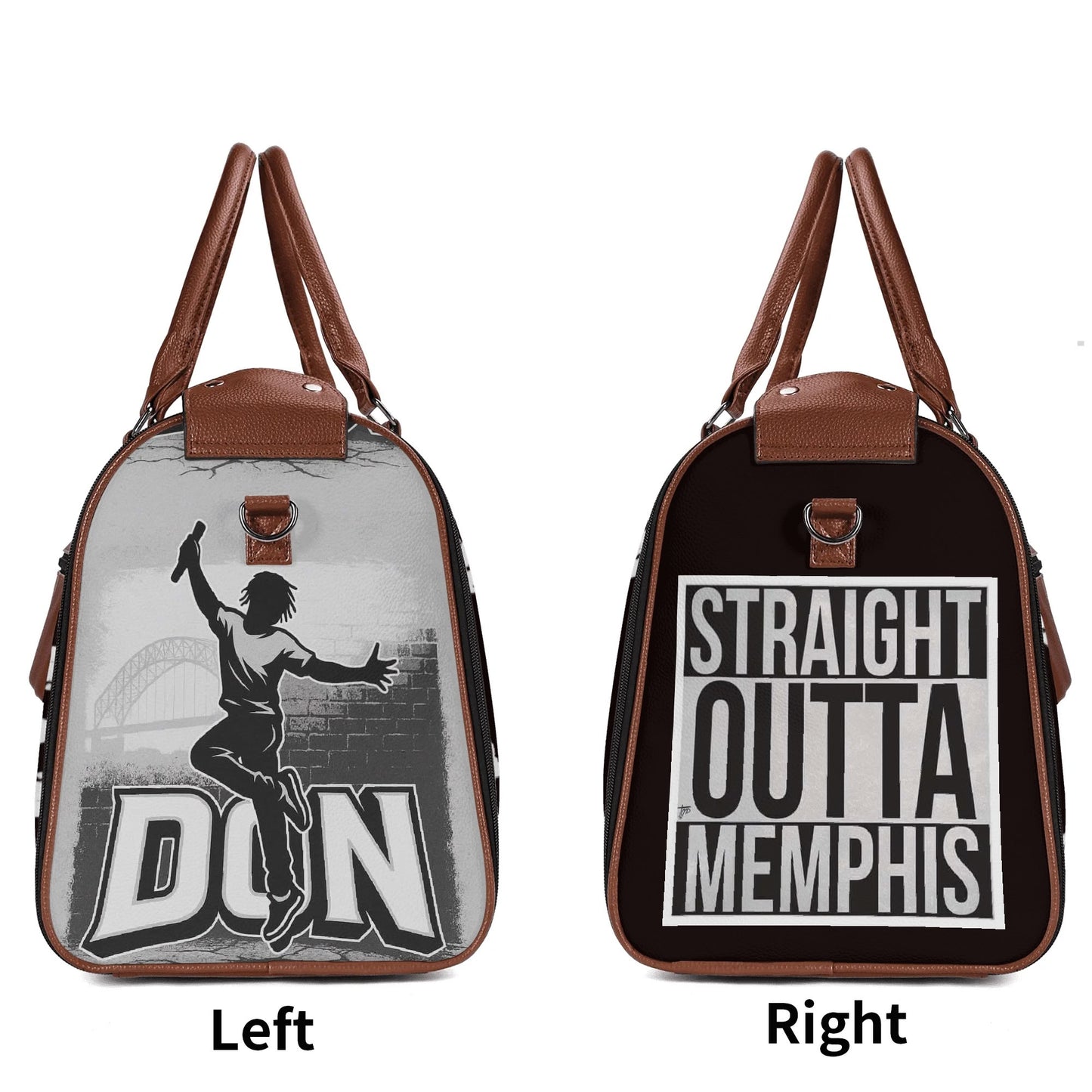 901 Leather Duffle Bag Foldable Travel Bag