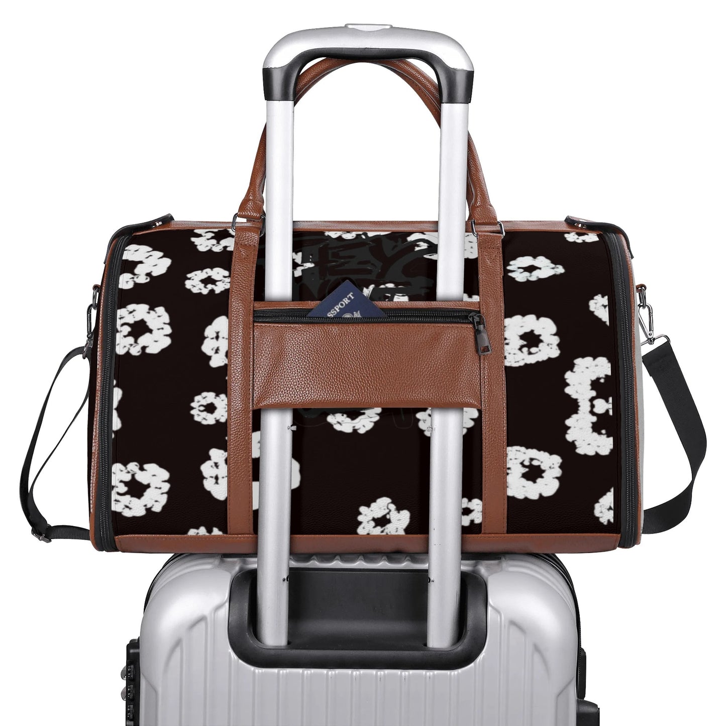 901 Leather Duffle Bag Foldable Travel Bag