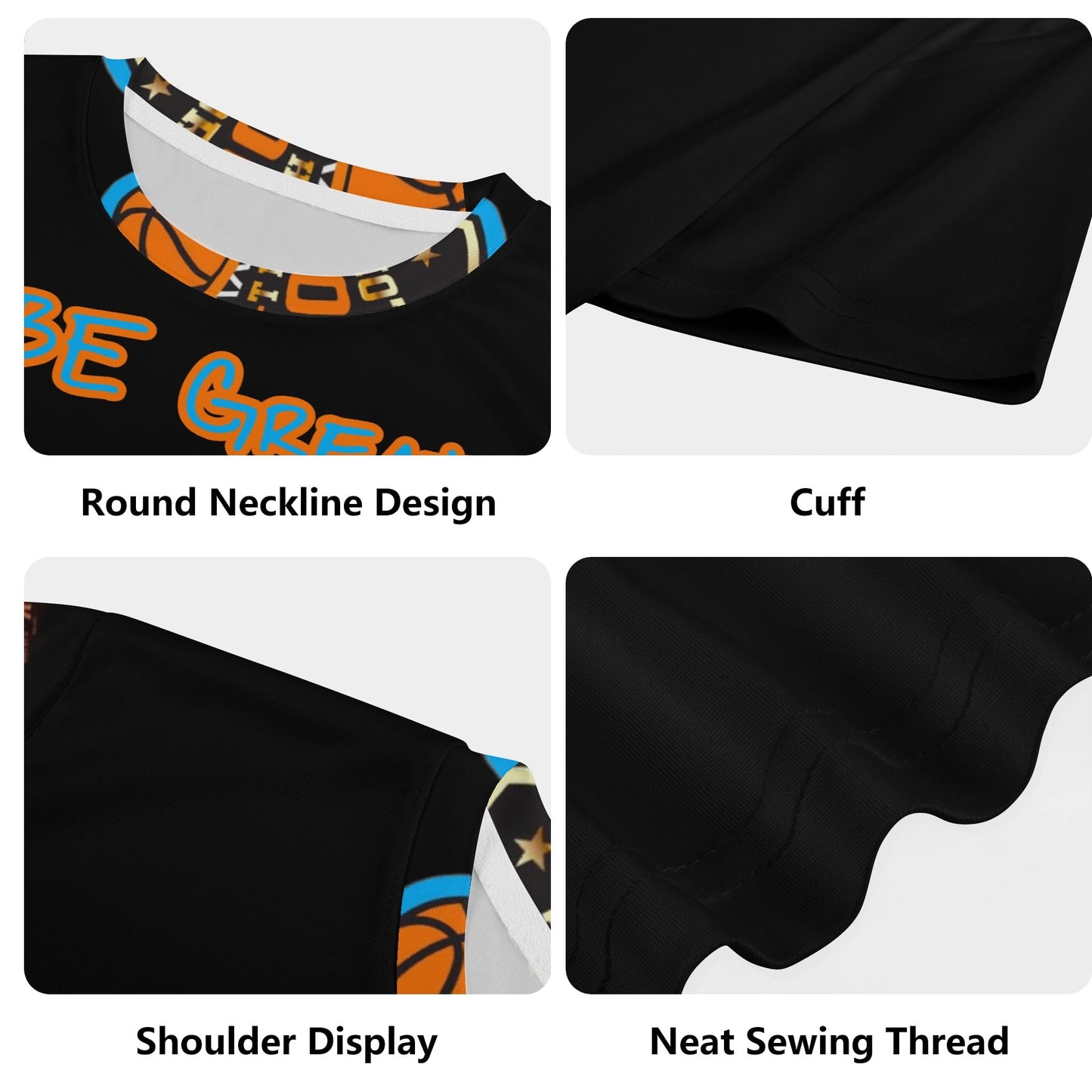 Hoop Lord Jr  Be Great  Kids Short Sleeve T-Shirt