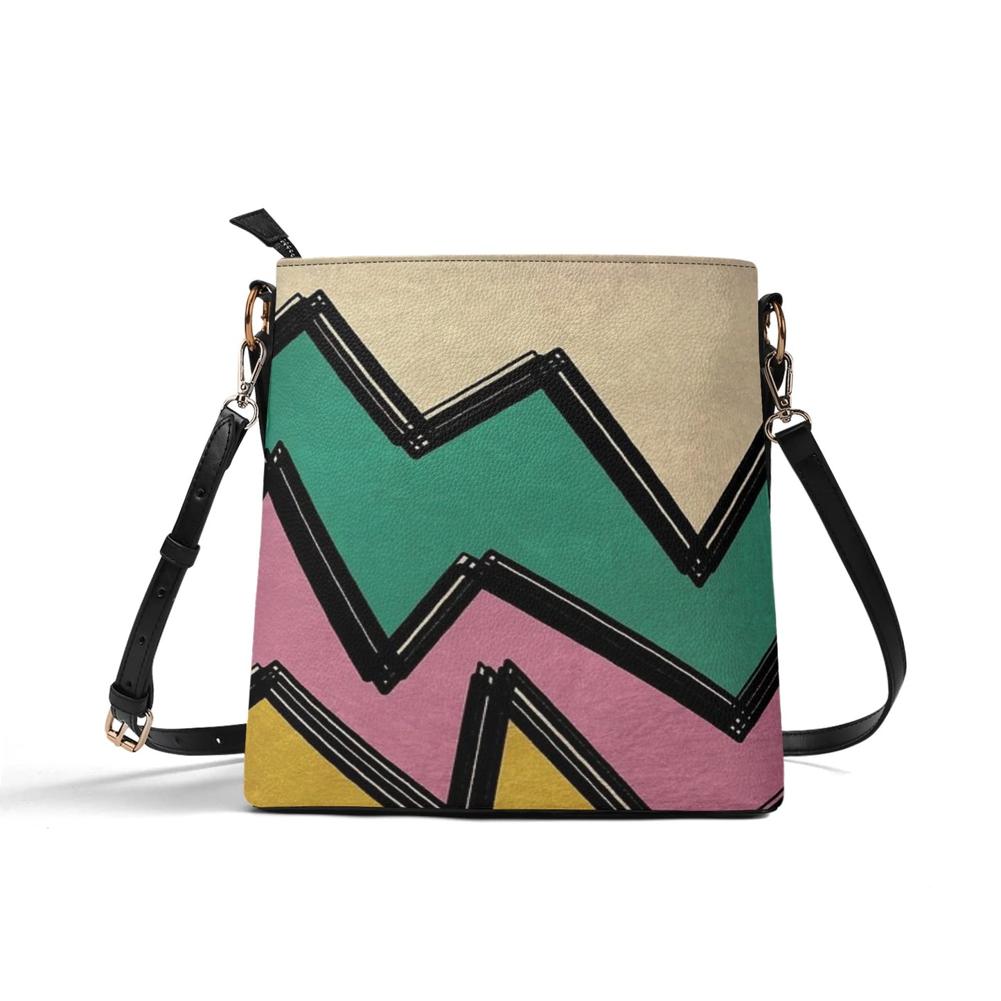 Hoop Lord Jr Womens PU Bucket Bag Shoulder Bag