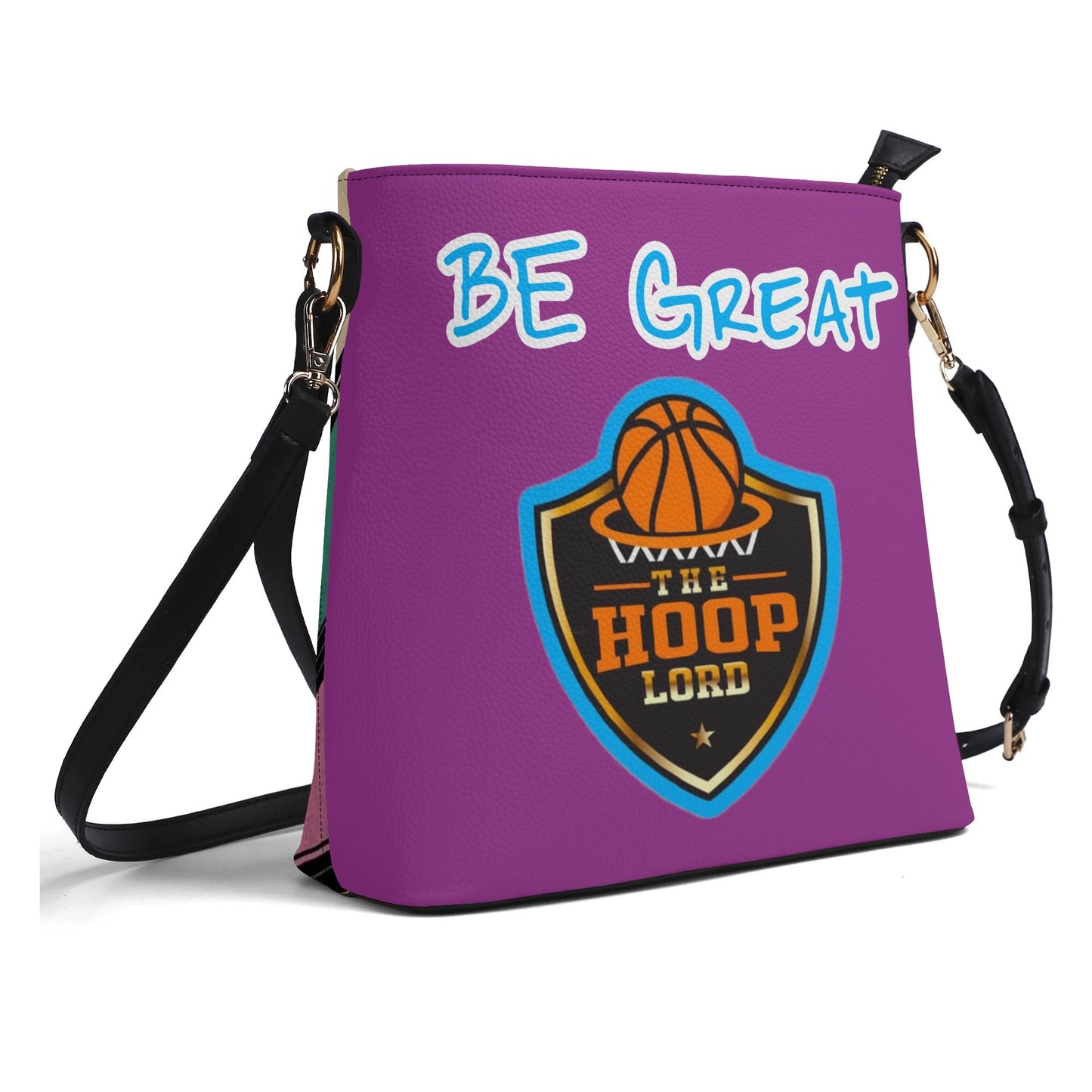 Hoop Lord Jr Womens PU Bucket Bag Shoulder Bag