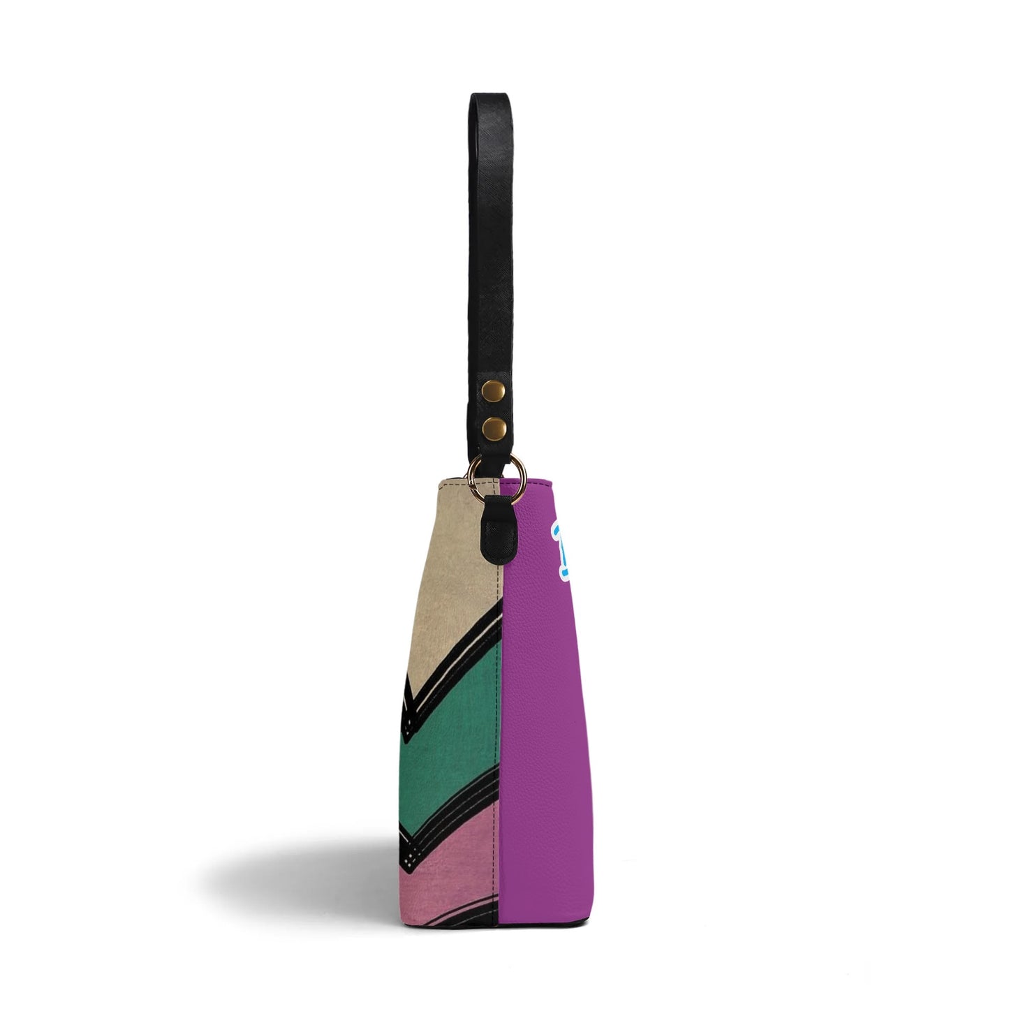 Hoop Lord Jr Womens PU Bucket Bag Shoulder Bag