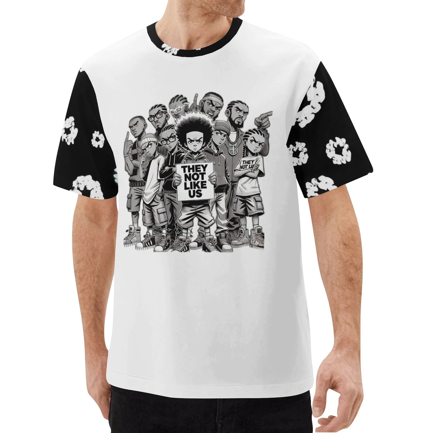 Mens  Not Like Us, Viral  Floral Classic T-Shirt