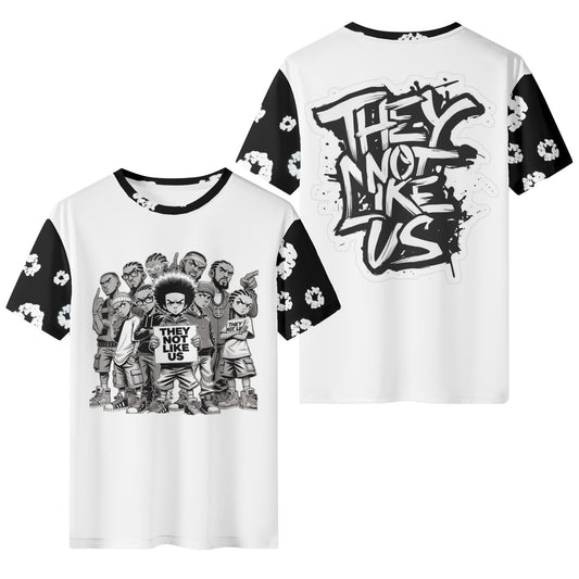 Mens  Not Like Us, Viral  Floral Classic T-Shirt