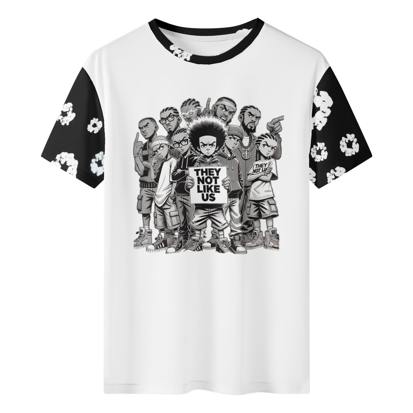 Mens  Not Like Us, Viral  Floral Classic T-Shirt