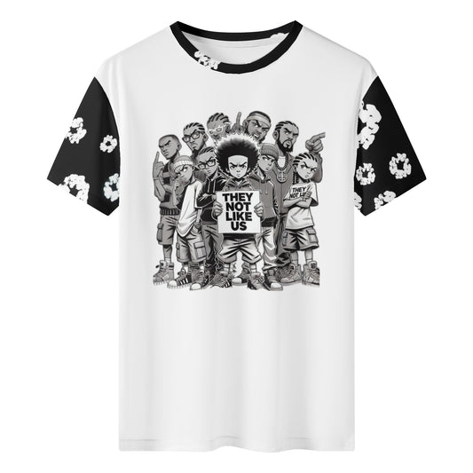 Mens  Not Like Us, Viral  Floral Classic T-Shirt