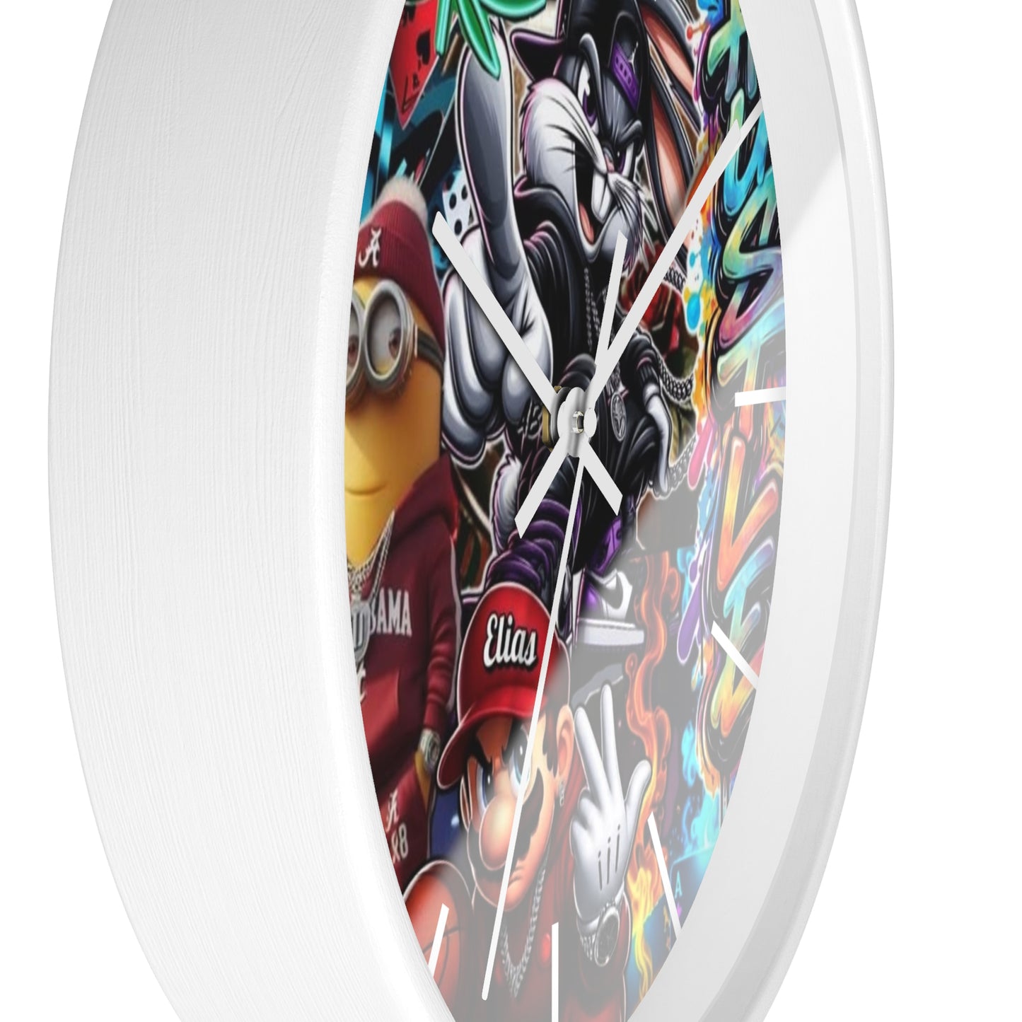 HoodToons Wall Clock