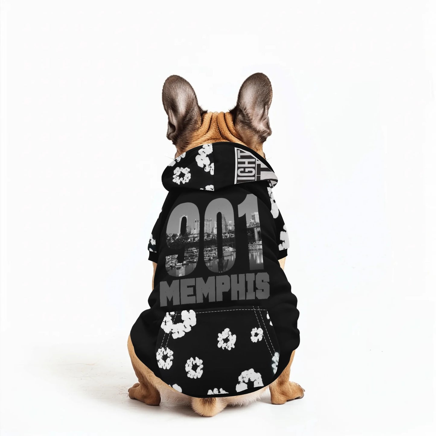 901 Memphis 4 Leg Outfit Pet Pullover Hoodie