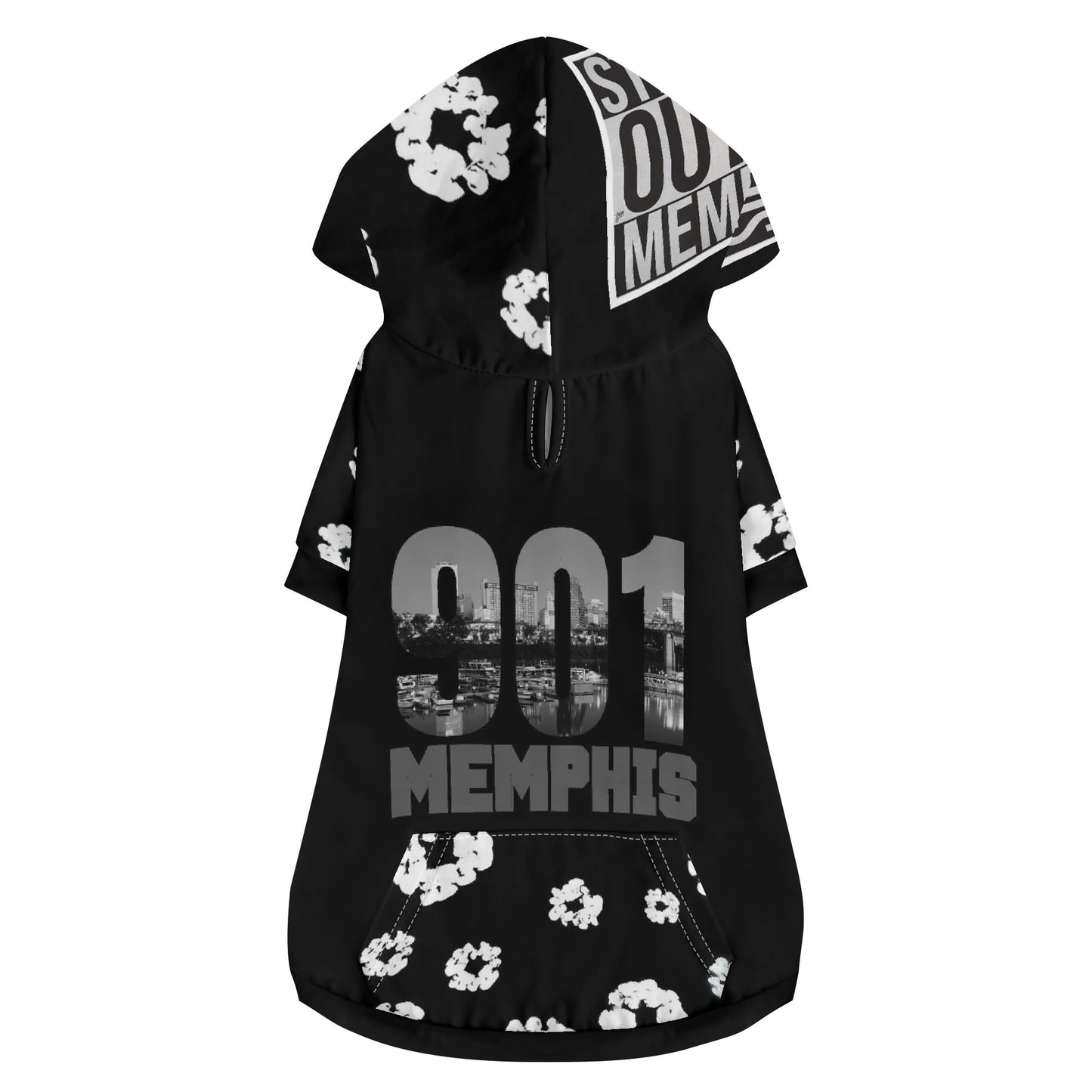 901 Memphis 4 Leg Outfit Pet Pullover Hoodie