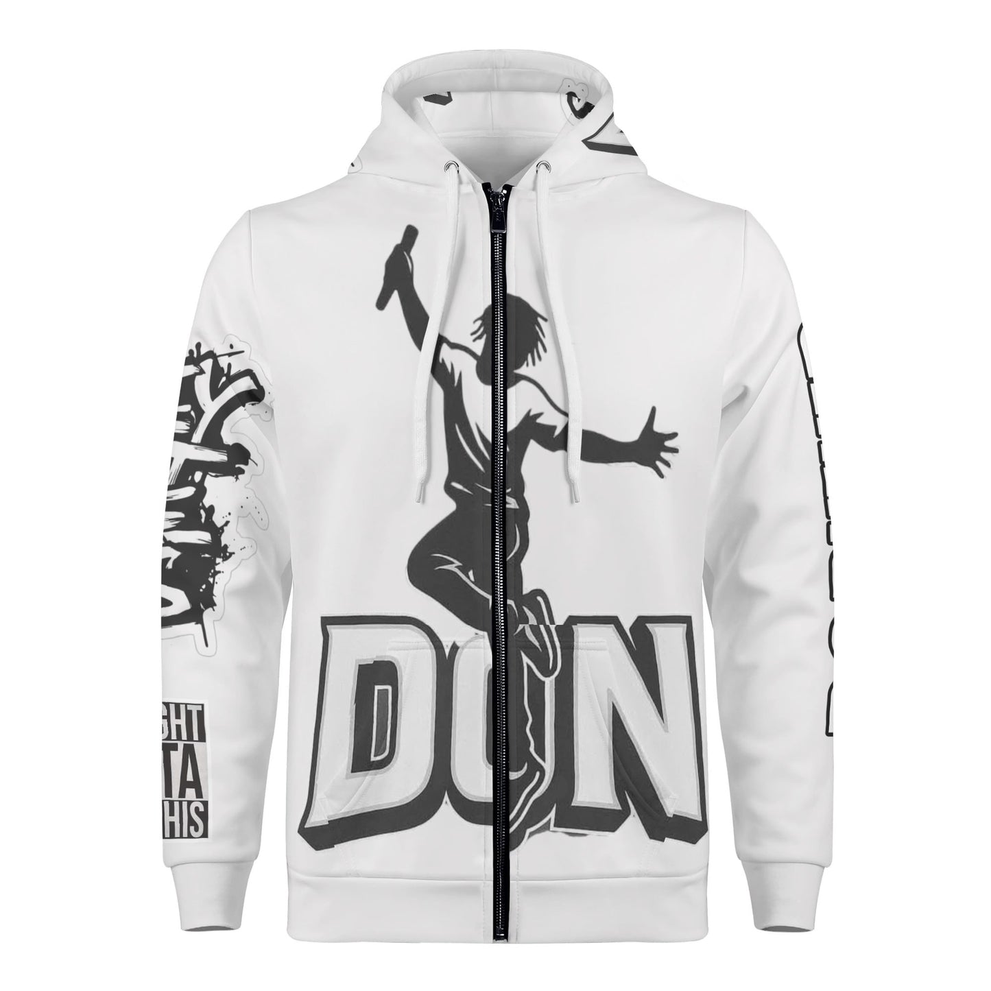 Mens DON They Not Like US Classic Zip Up Hoodie Warm Jacket