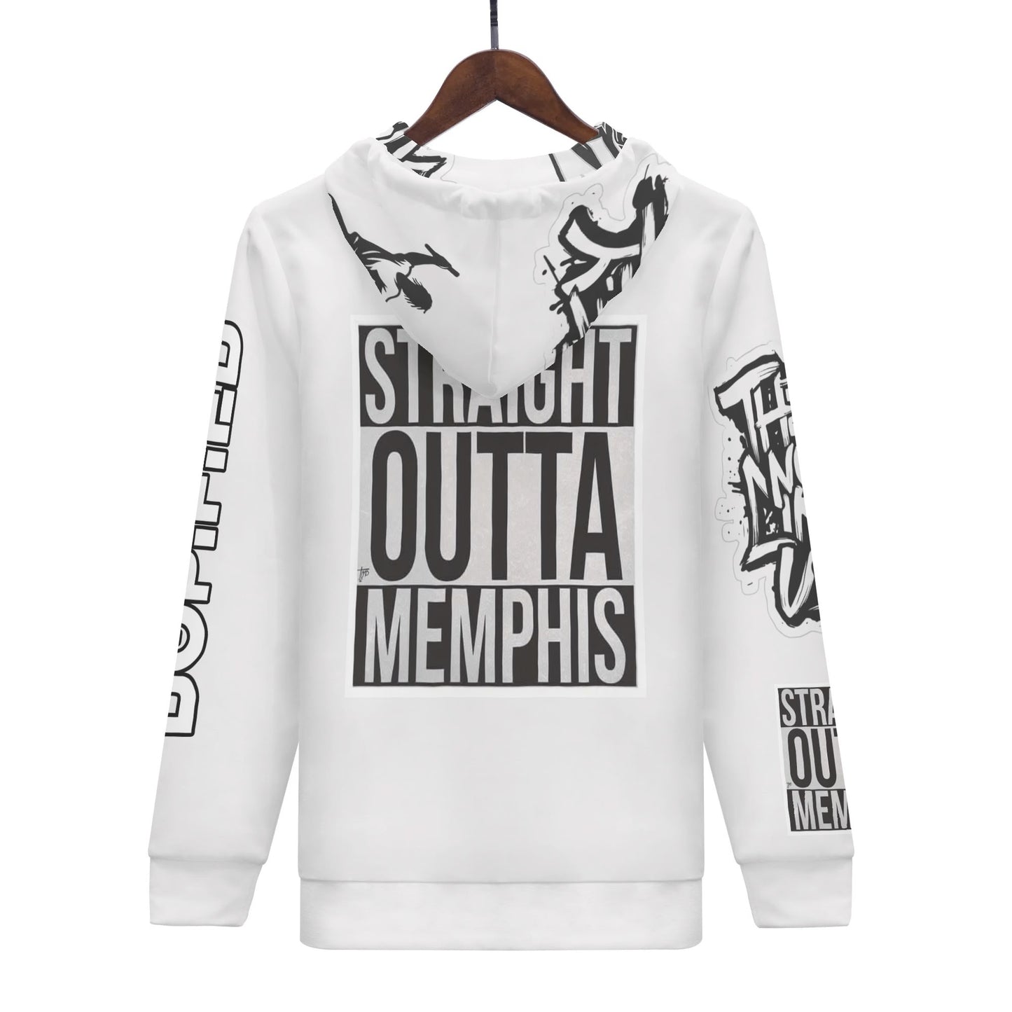 Mens DON They Not Like US Classic Zip Up Hoodie Warm Jacket