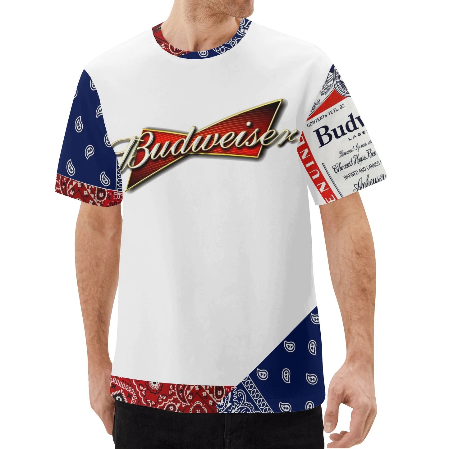 Mens Classic Beer Bandana T-Shirt