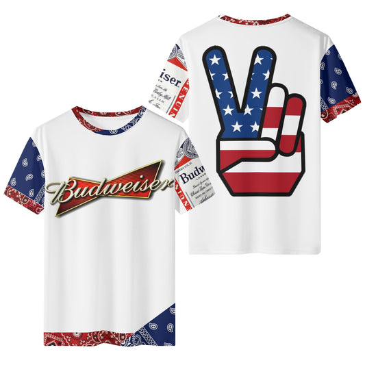 Mens Classic Beer Bandana T-Shirt