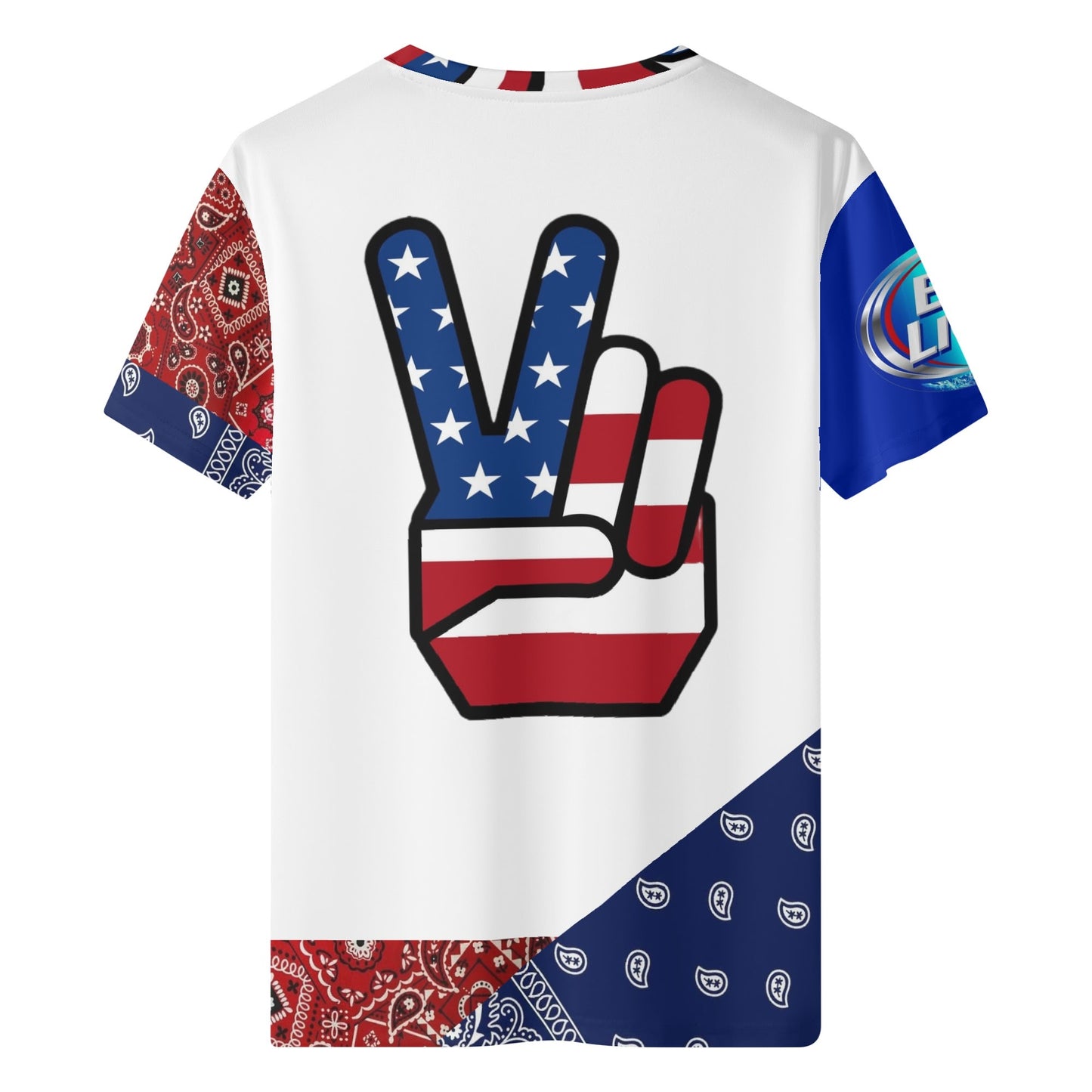 Mens Beer Bandana Bud Light Classic T-Shirt