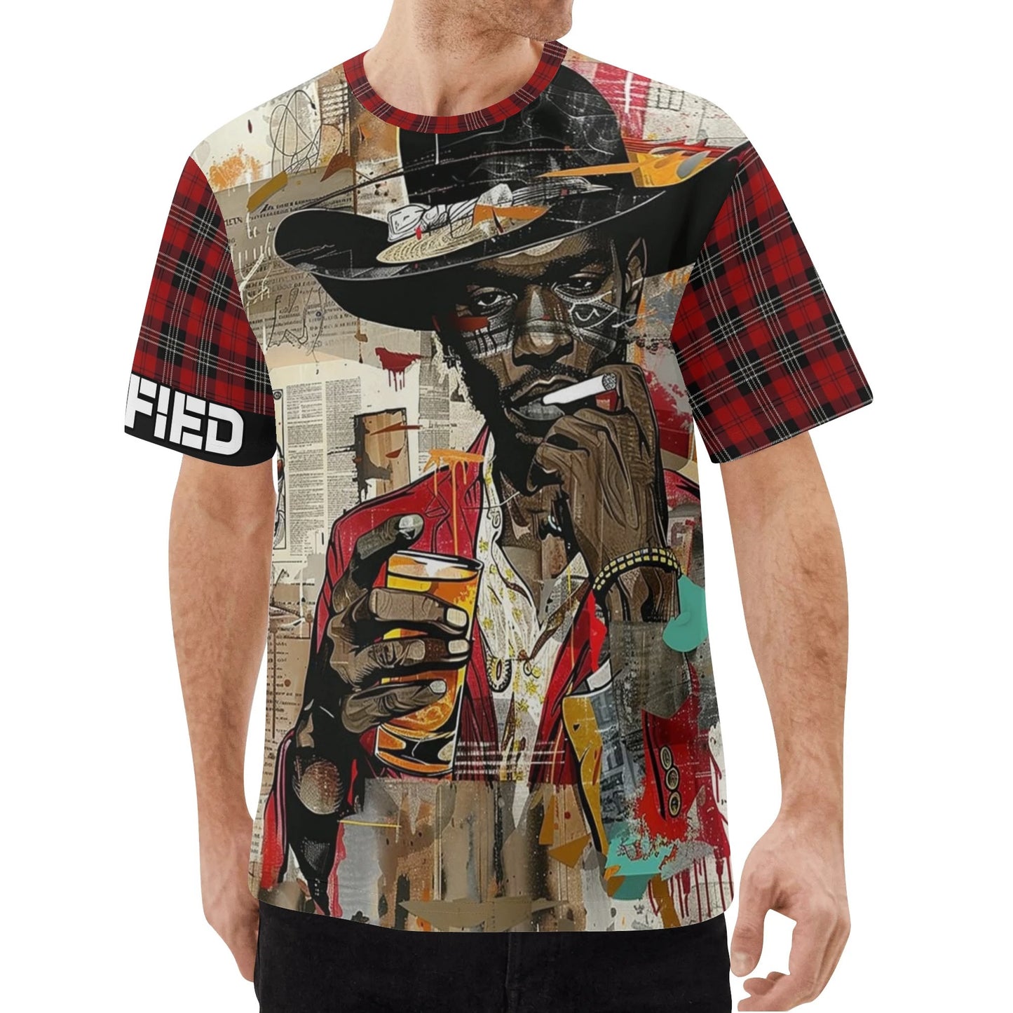 Mens DOPiFiED Black Cowboy 2 Edition Classic T-Shirt